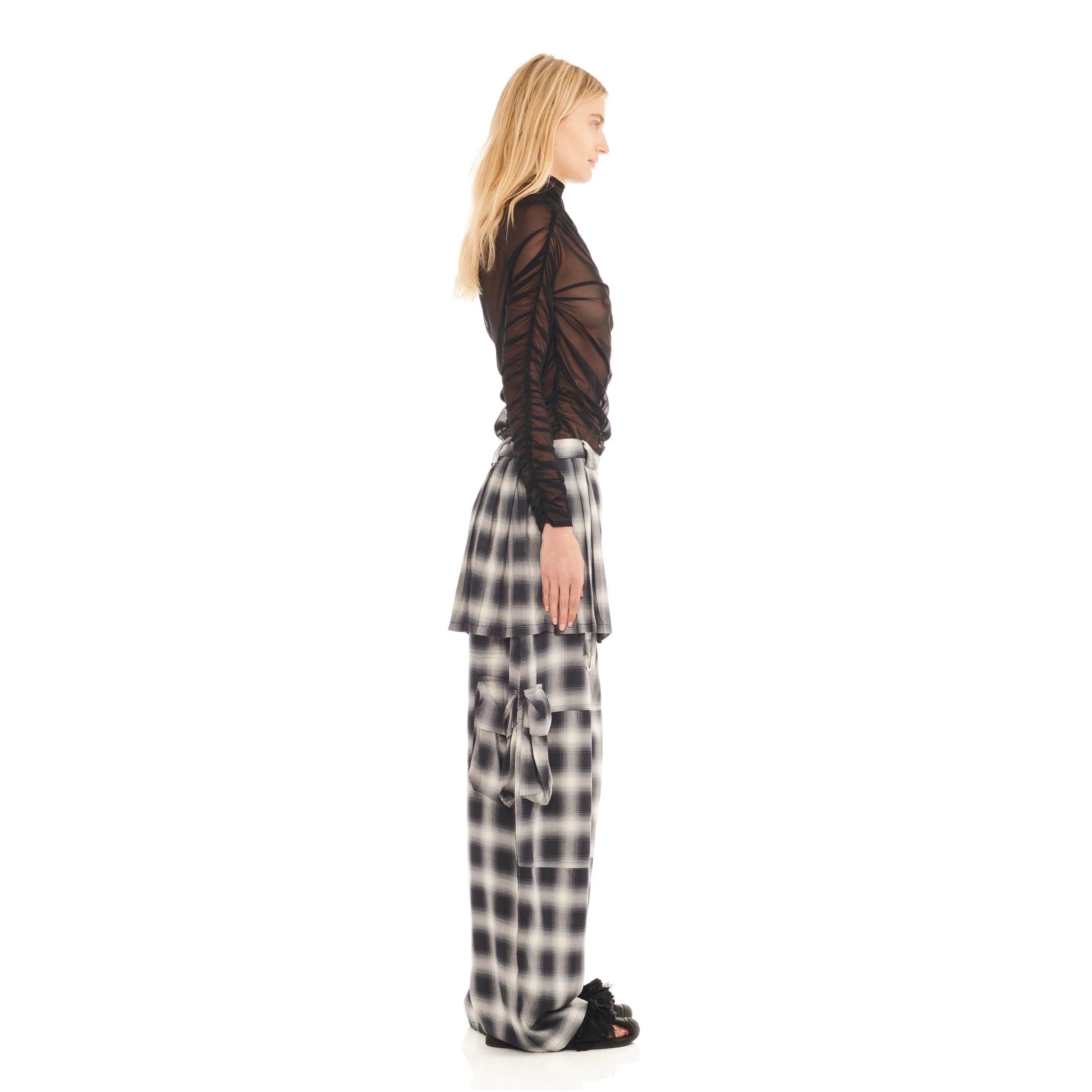Lawn Skirt Cargo Pant | Fog Plaid Apparel Collina Strada 
