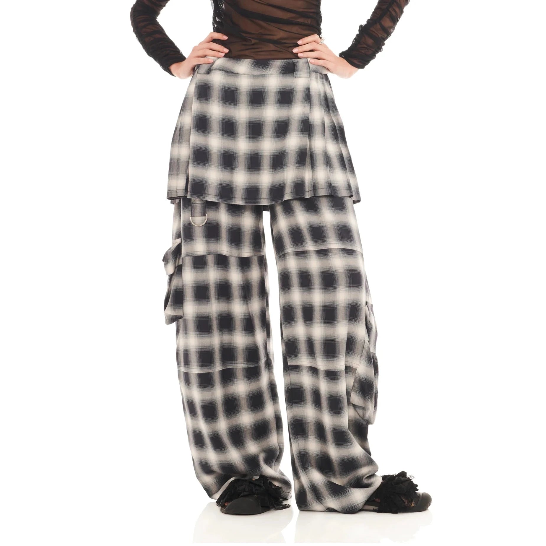 Lawn Skirt Cargo Pant | Fog Plaid Apparel Collina Strada 