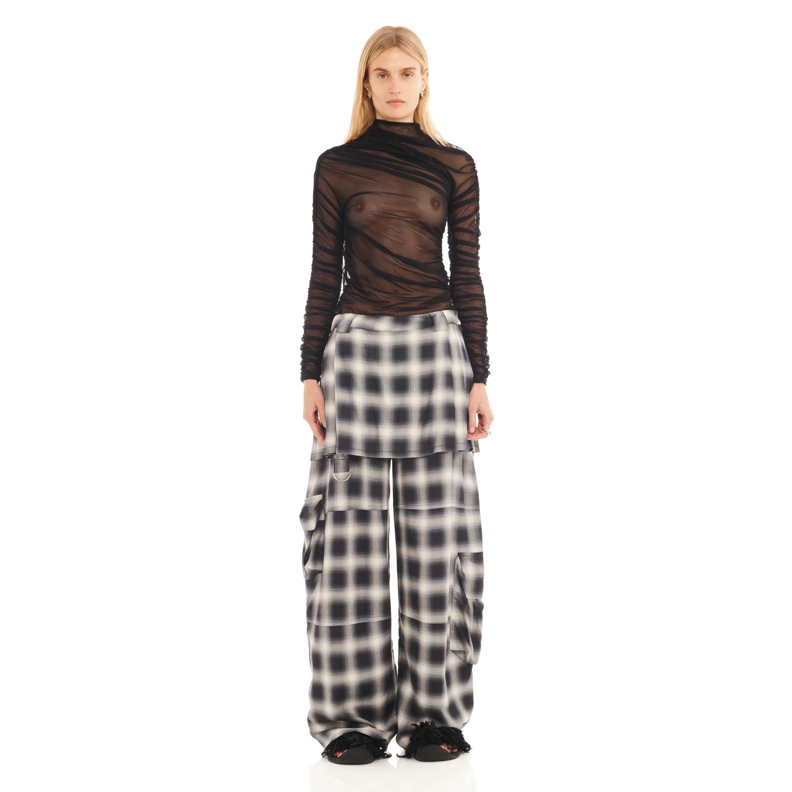 Lawn Skirt Cargo Pant | Fog Plaid Apparel Collina Strada 