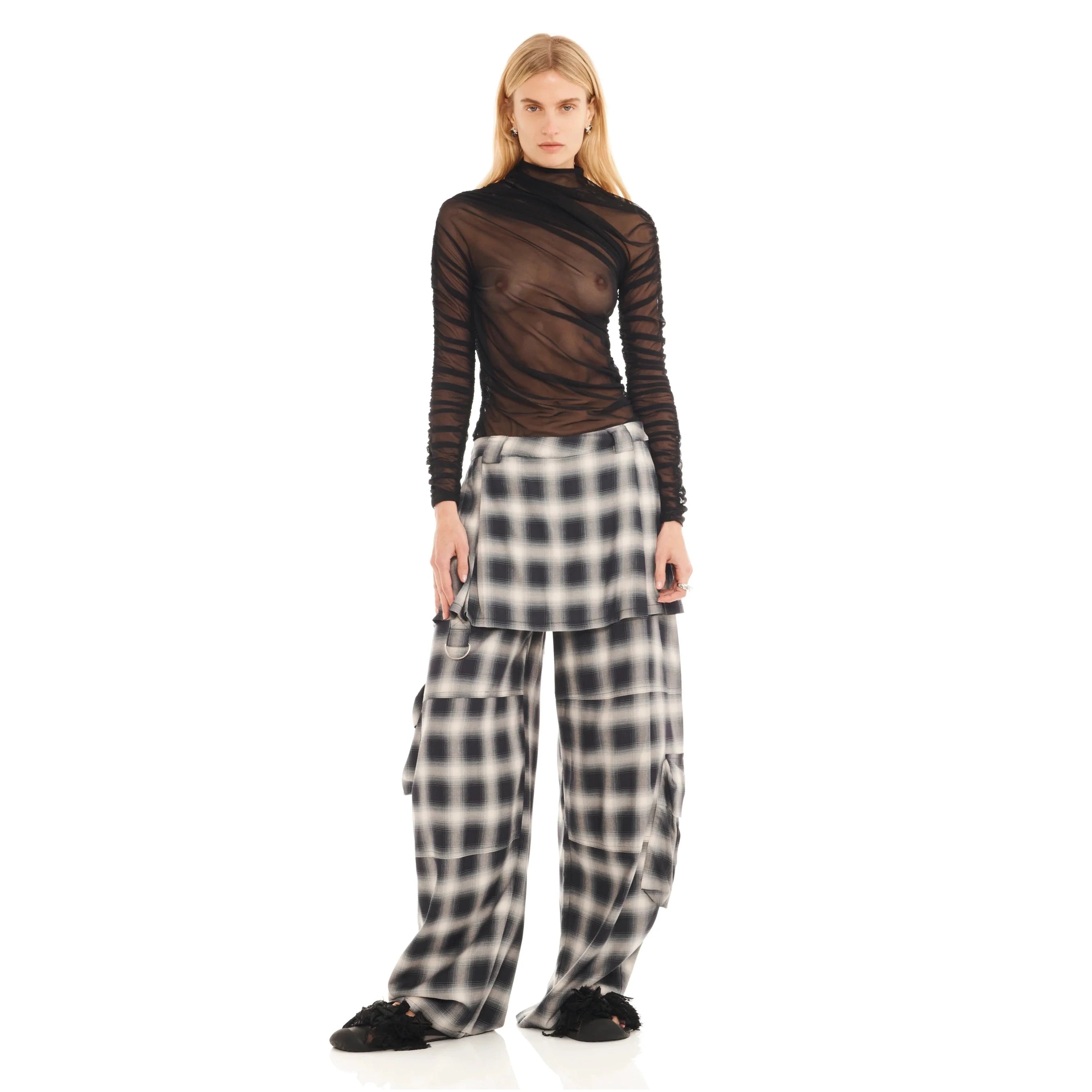 Lawn Skirt Cargo Pant | Fog Plaid Apparel Collina Strada 