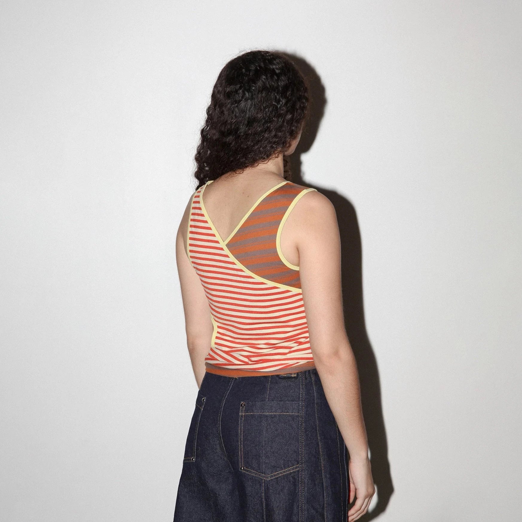 Layered Tank Top | Mixed Stripe KkCo 