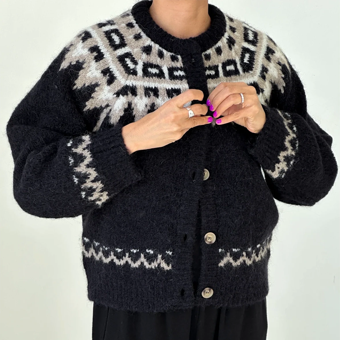 Le Bon Shoppe | Alpaca Cabin Cardigan Apparel Le Bon Shoppe 