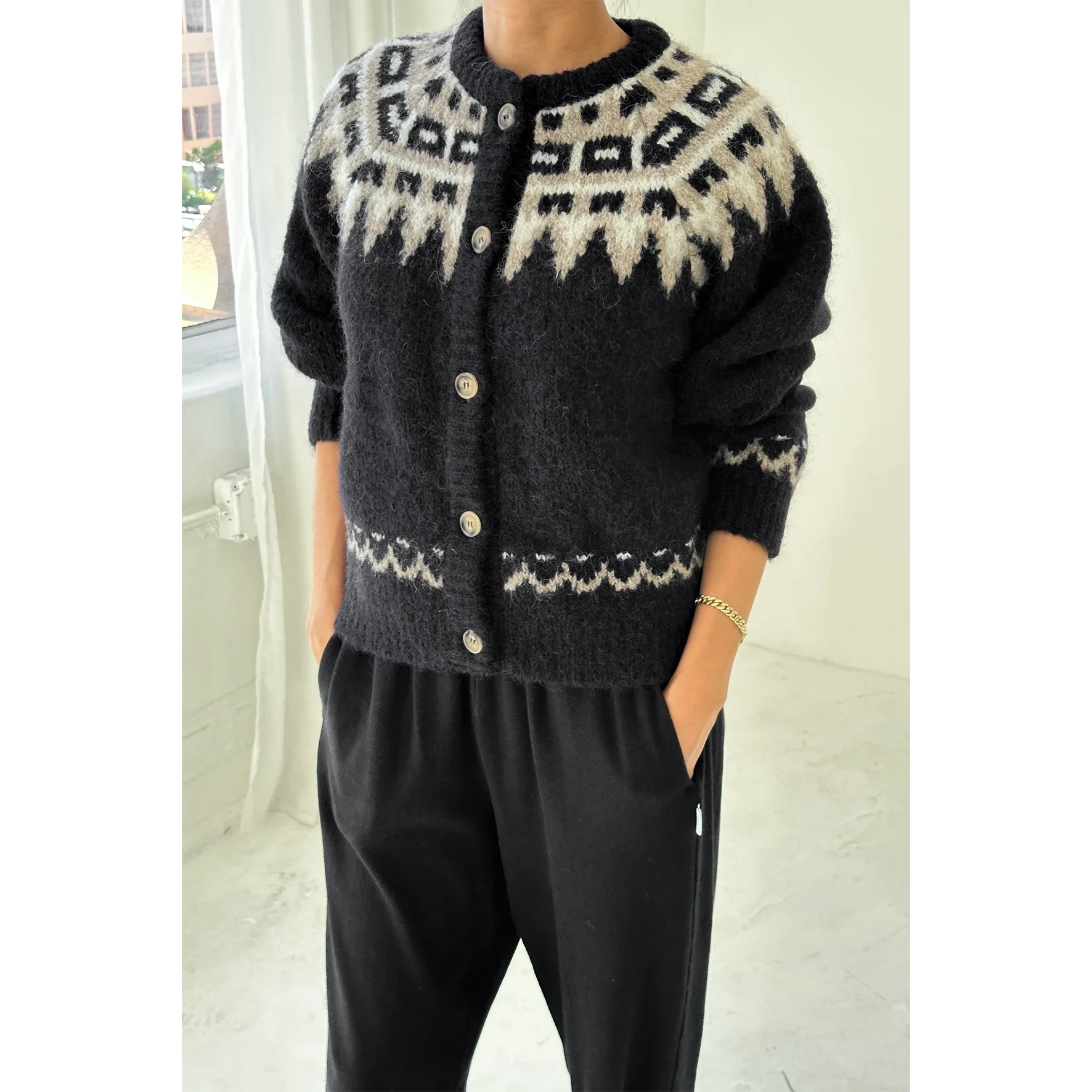 Le Bon Shoppe | Alpaca Cabin Cardigan Apparel Le Bon Shoppe 