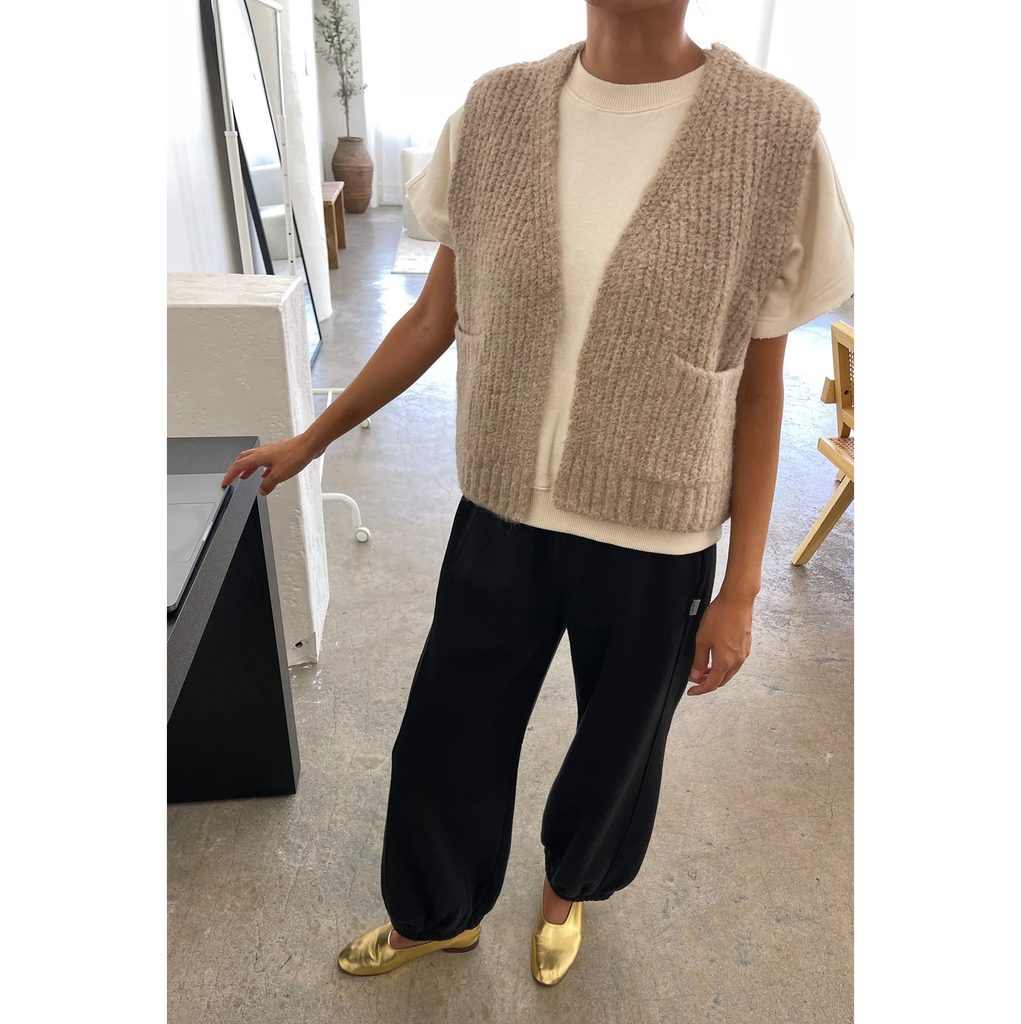 Le Bon Shoppe | Alpaca Grandpa Vest Apparel LE BON SHOPPE 