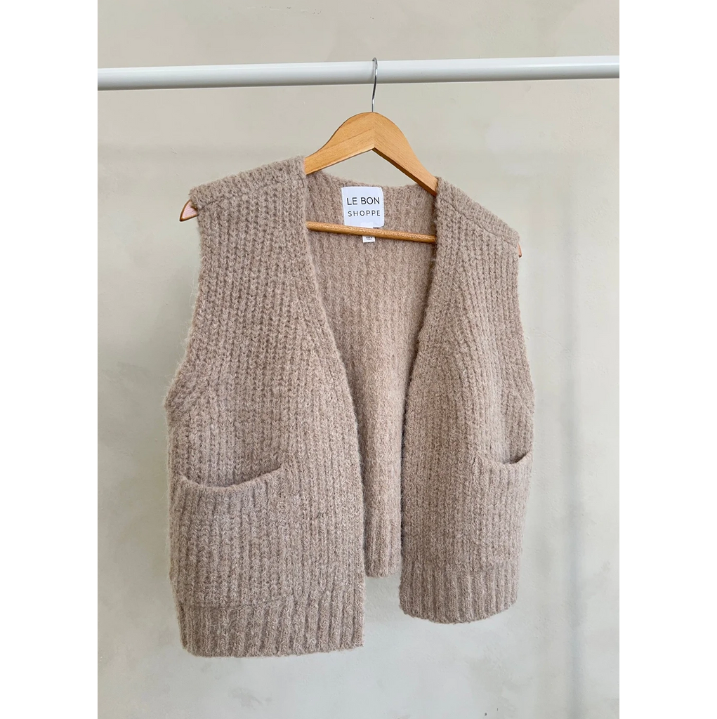 Le Bon Shoppe | Alpaca Grandpa Vest Apparel LE BON SHOPPE 