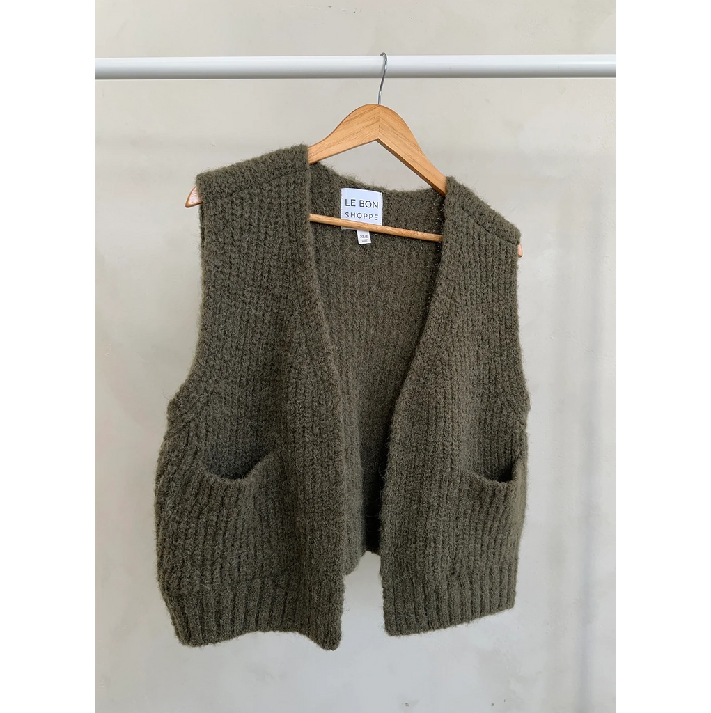 Le Bon Shoppe | Alpaca Grandpa Vest Apparel LE BON SHOPPE 