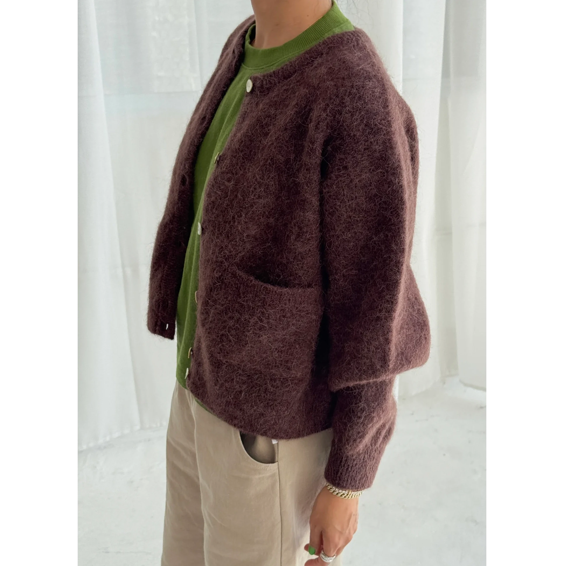 Le Bon Shoppe | Amélie Alpaca Cardigan Apparel Le Bon Shoppe 