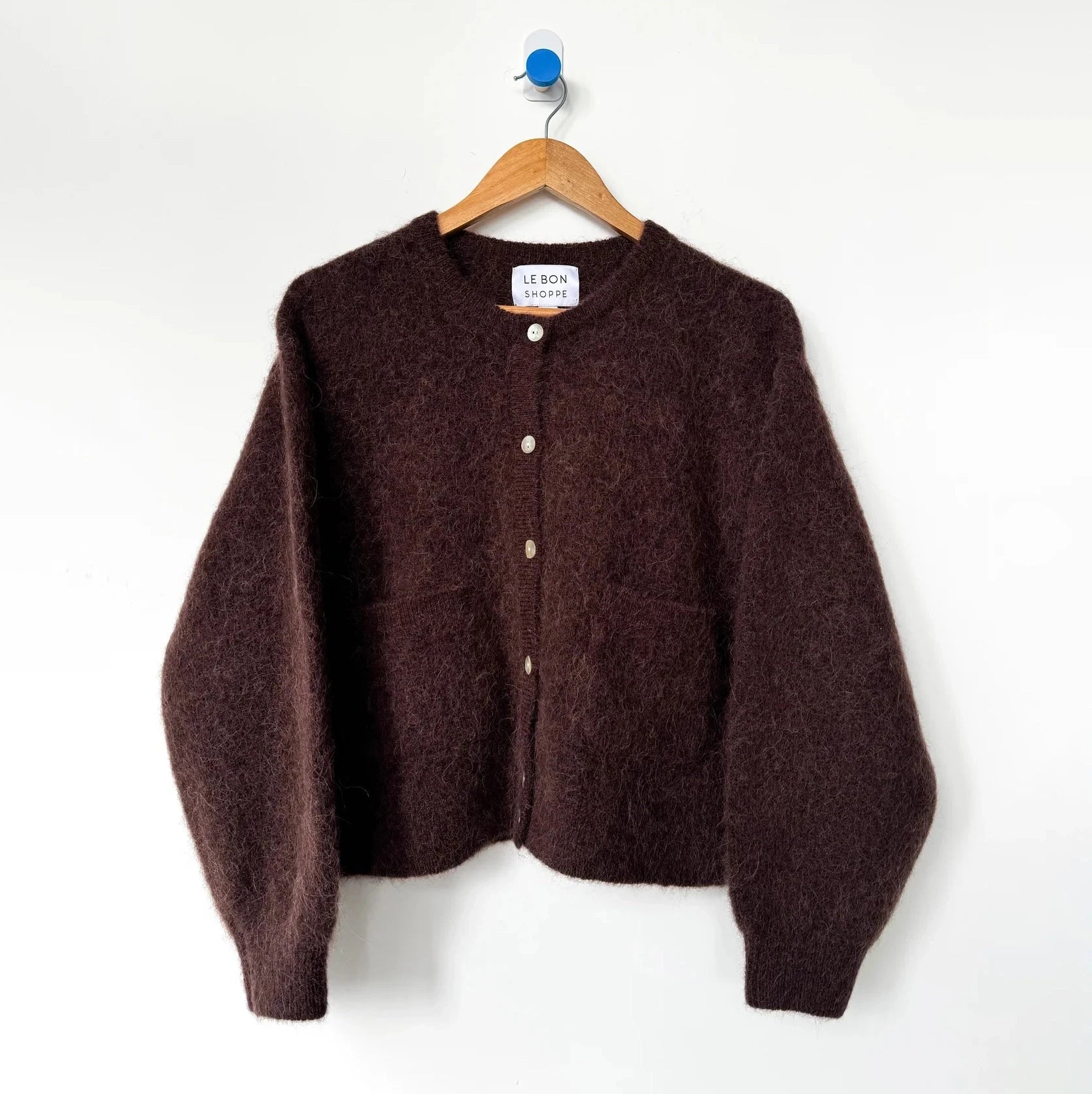 Le Bon Shoppe | Amélie Alpaca Cardigan Apparel Le Bon Shoppe chocolate XS/S 