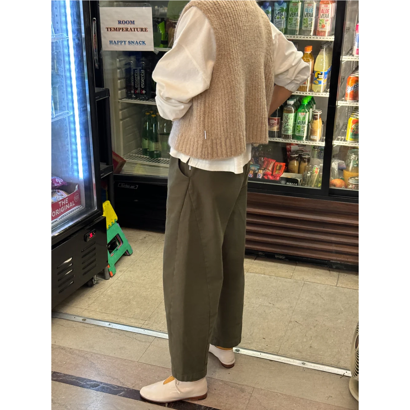 Arc Pants in Olive by Le Bon Shoppe