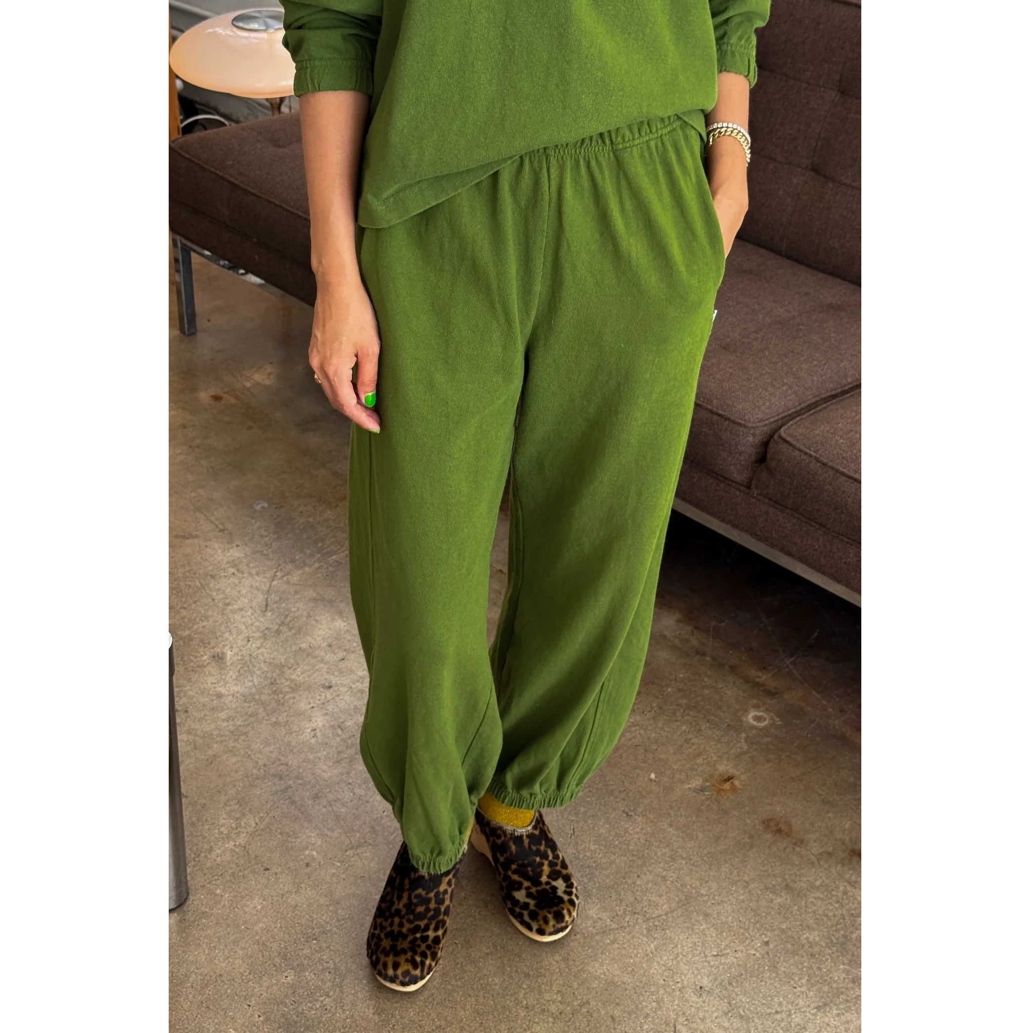 Le Bon Shoppe | Balloon Pants Apparel LE BON SHOPPE collard green small 