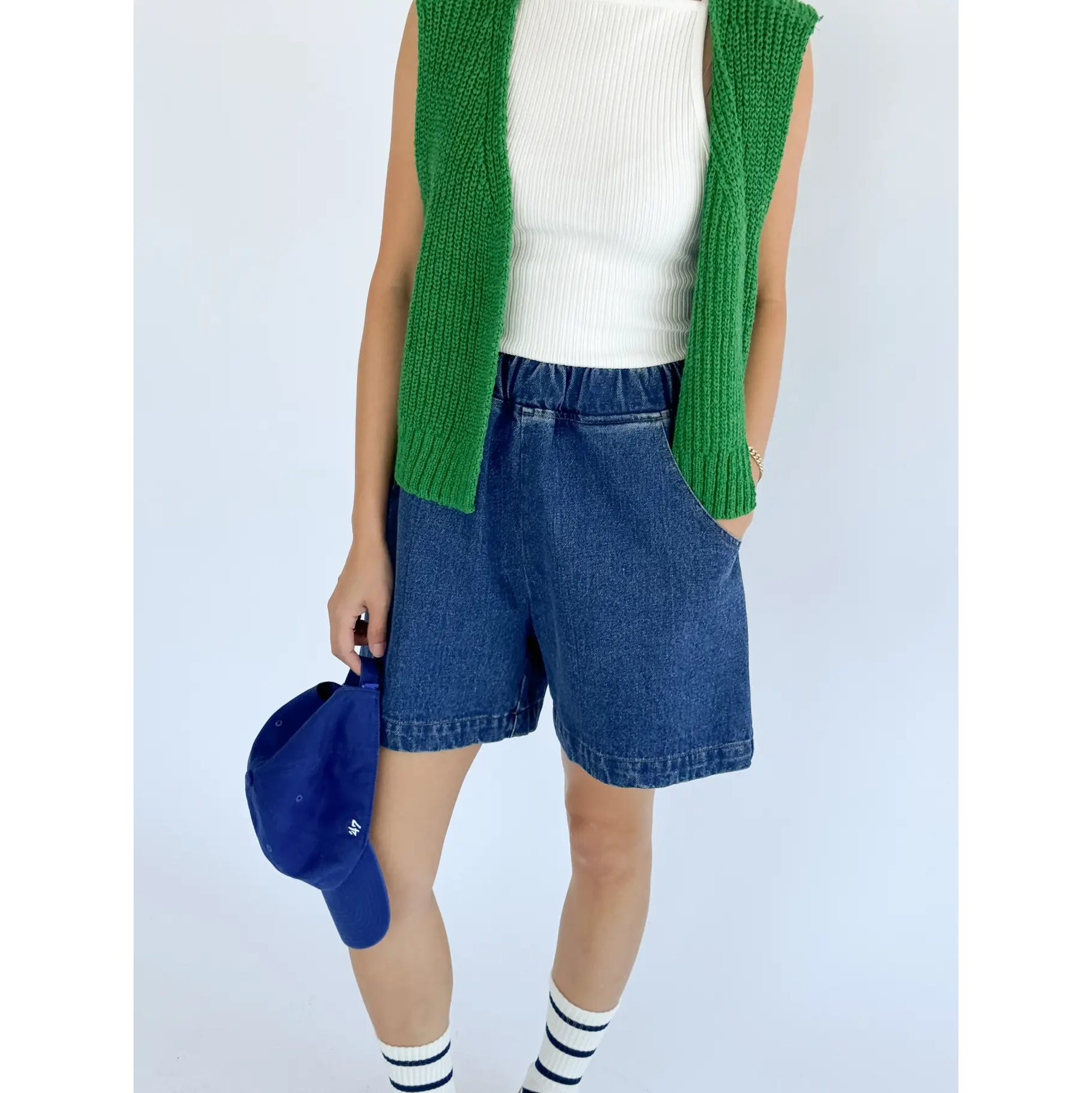 Denim city shorts on sale