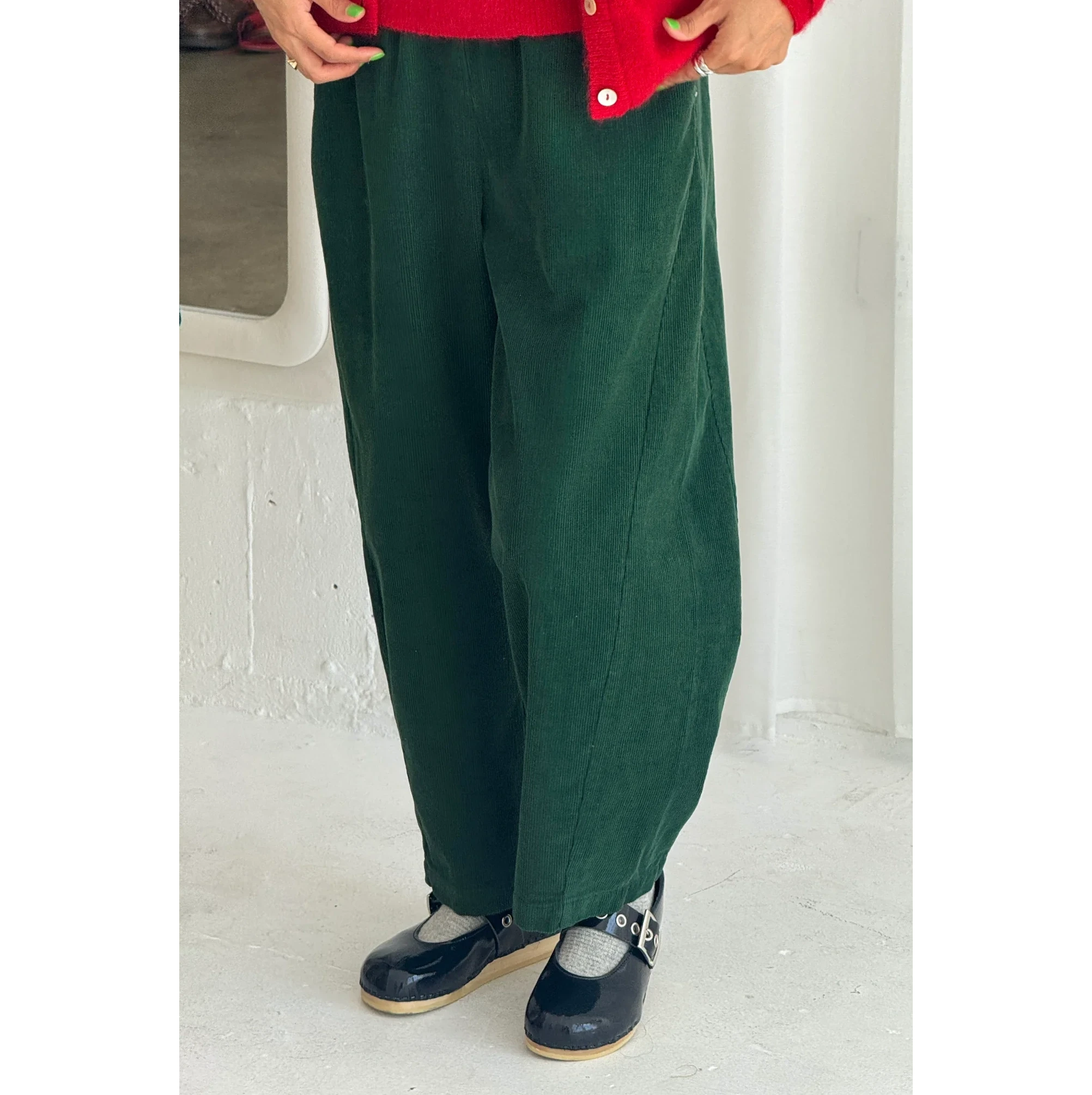 Le Bon Shoppe | Corduroy Arc Pants Apparel Le Bon Shoppe Foret Corduroy small 