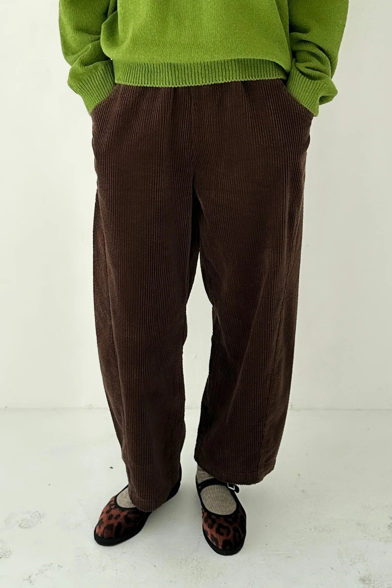 Le Bon Shoppe | Corduroy Arc Pants Apparel Le Bon Shoppe Soft Brown S 