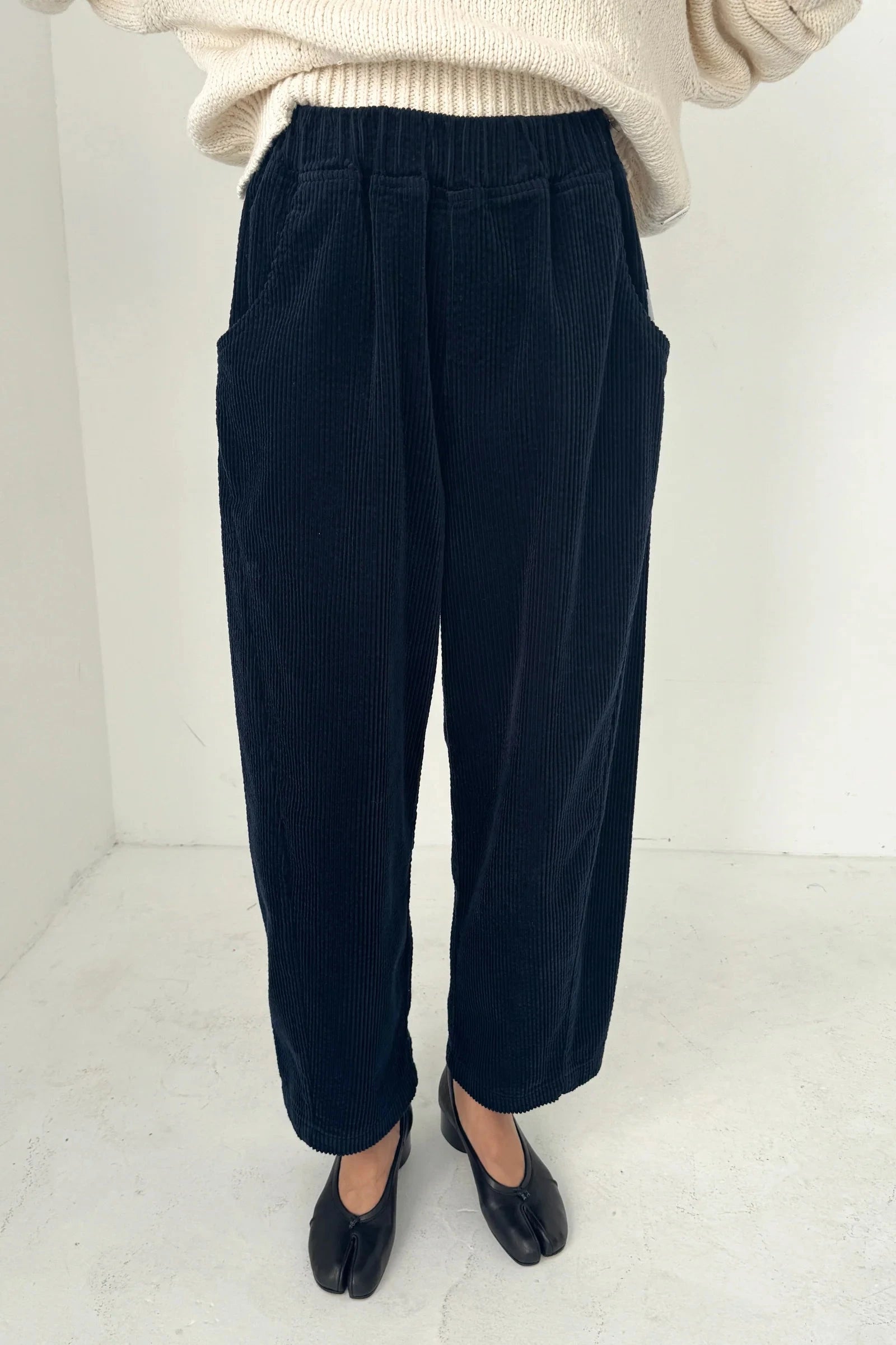 Le Bon Shoppe | Corduroy Arc Pants Apparel Le Bon Shoppe Soft Midnight S 