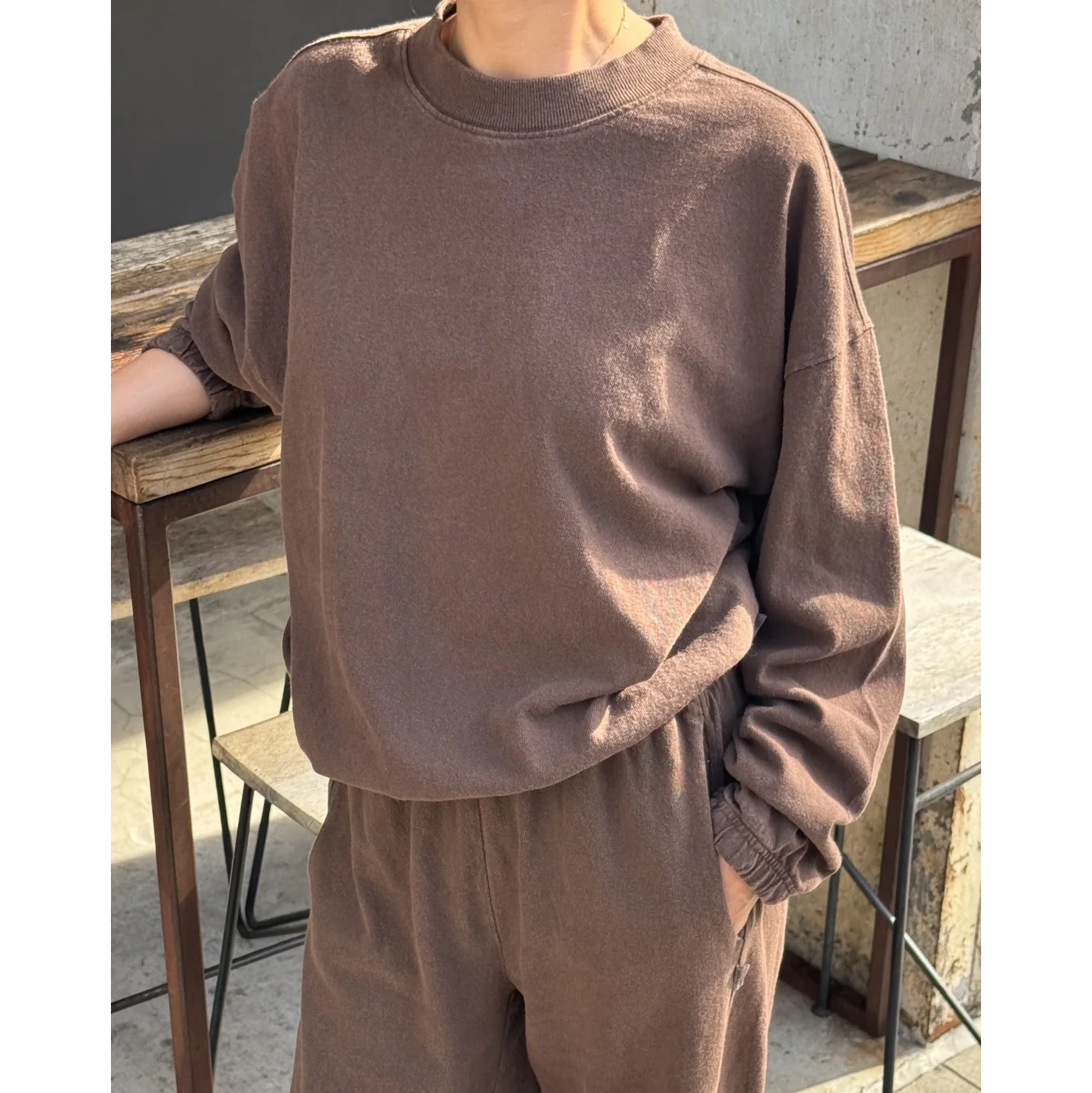 Le Bon Shoppe | Daisy Long Sleeve Top Apparel LE BON SHOPPE chocolate XS/S 