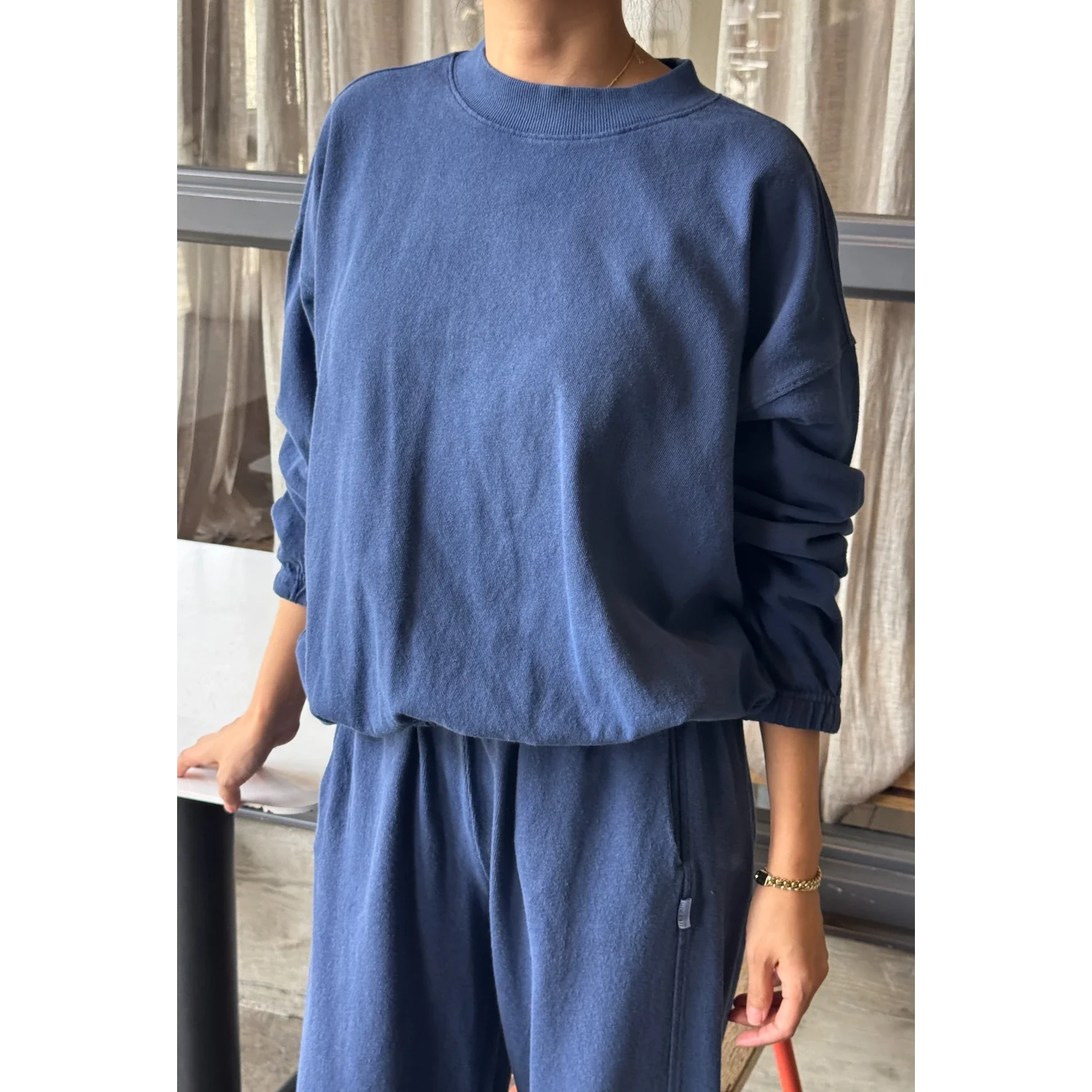 Le Bon Shoppe | Daisy Long Sleeve Top Apparel LE BON SHOPPE marine navy XS/S 