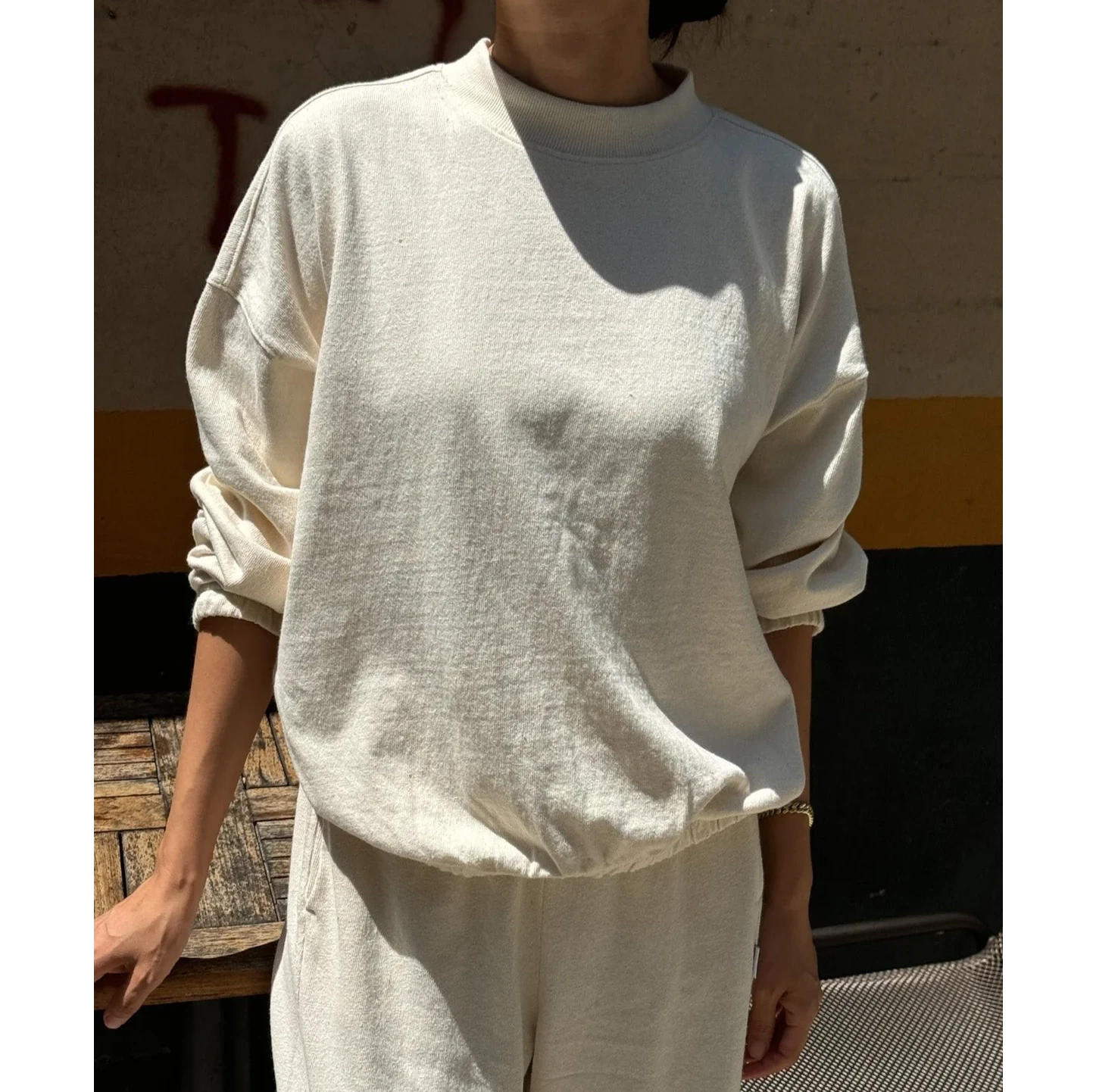 Le Bon Shoppe | Daisy Long Sleeve Top Apparel LE BON SHOPPE naturel XS/S 