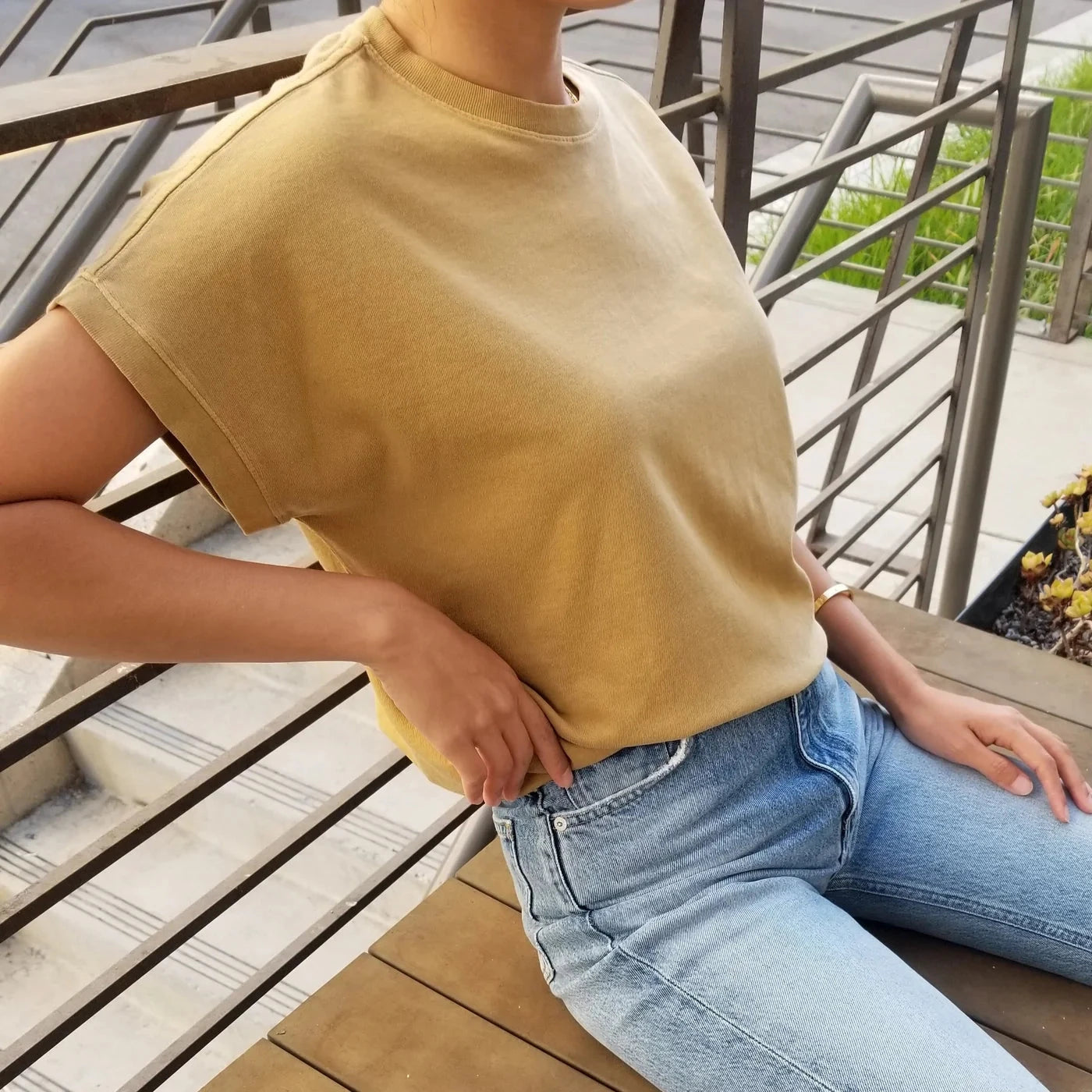 Le Bon Shoppe | Ease Tee Apparel LE BON SHOPPE butterscotch small 