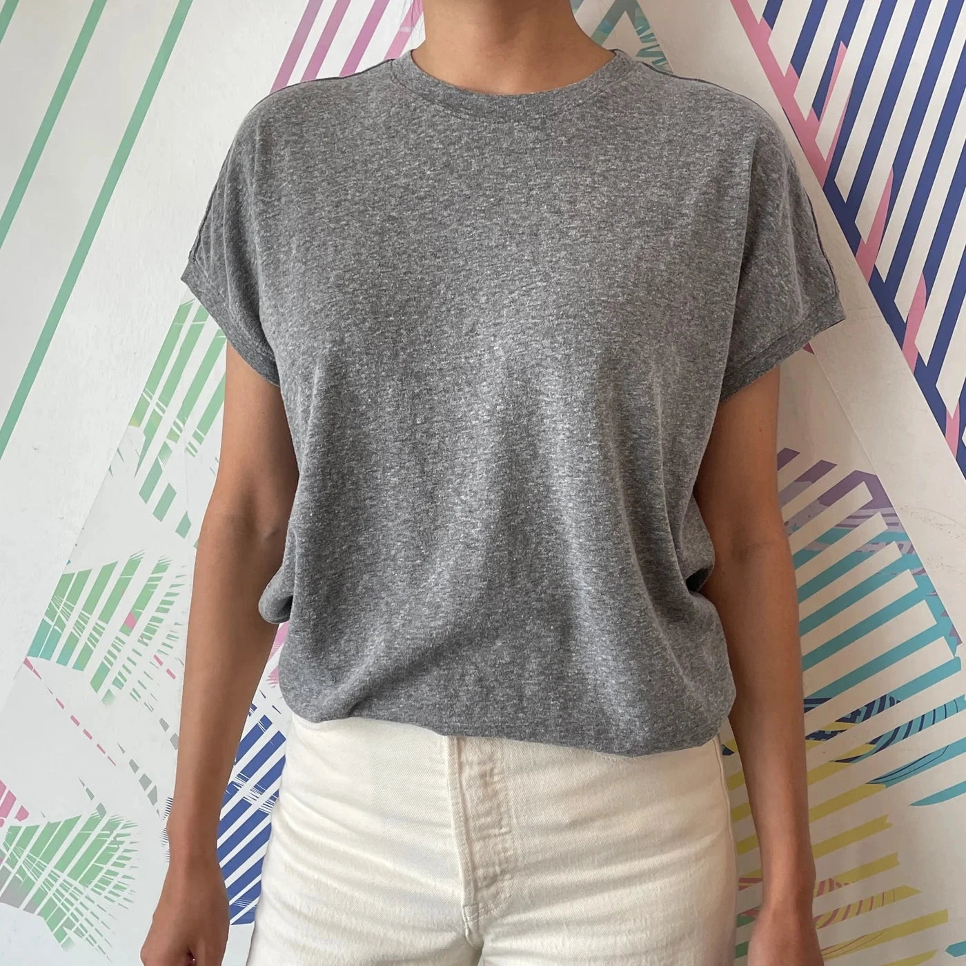 Le Bon Shoppe | Ease Tee Apparel LE BON SHOPPE heather grey small 