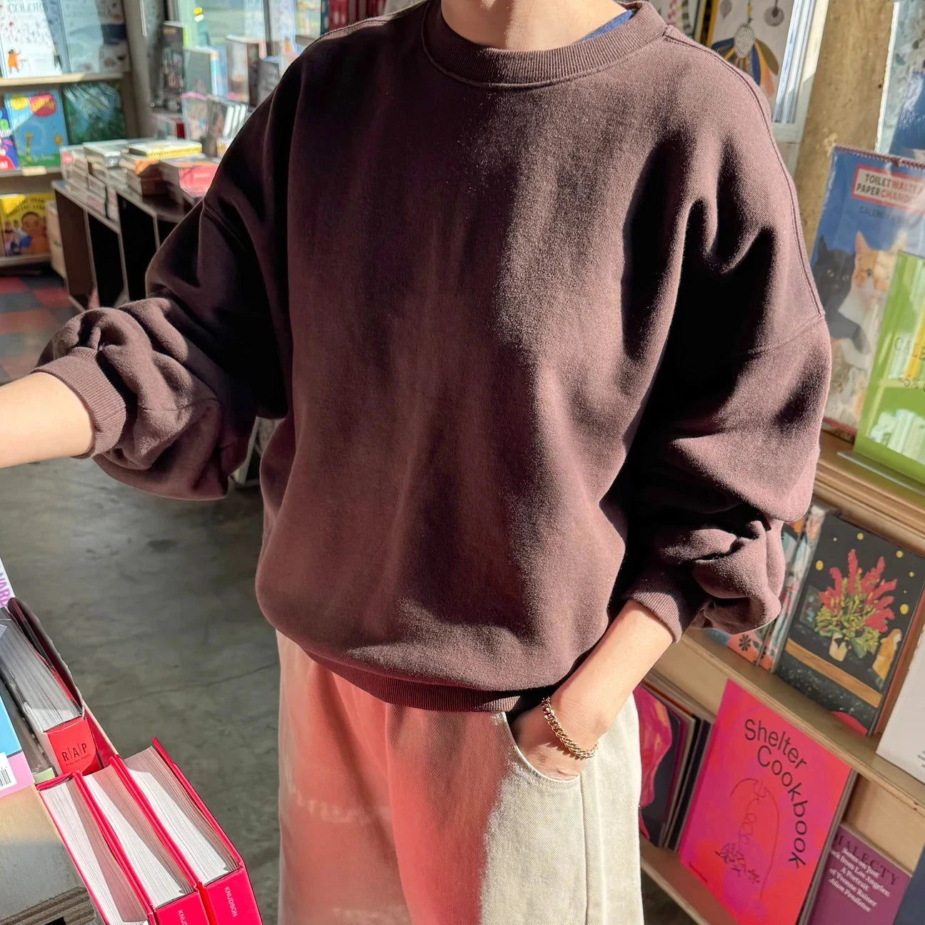 Le Bon Shoppe | French Terry Core Sweatshirt Le Bon Shoppe Cocoa Bean XS/S 