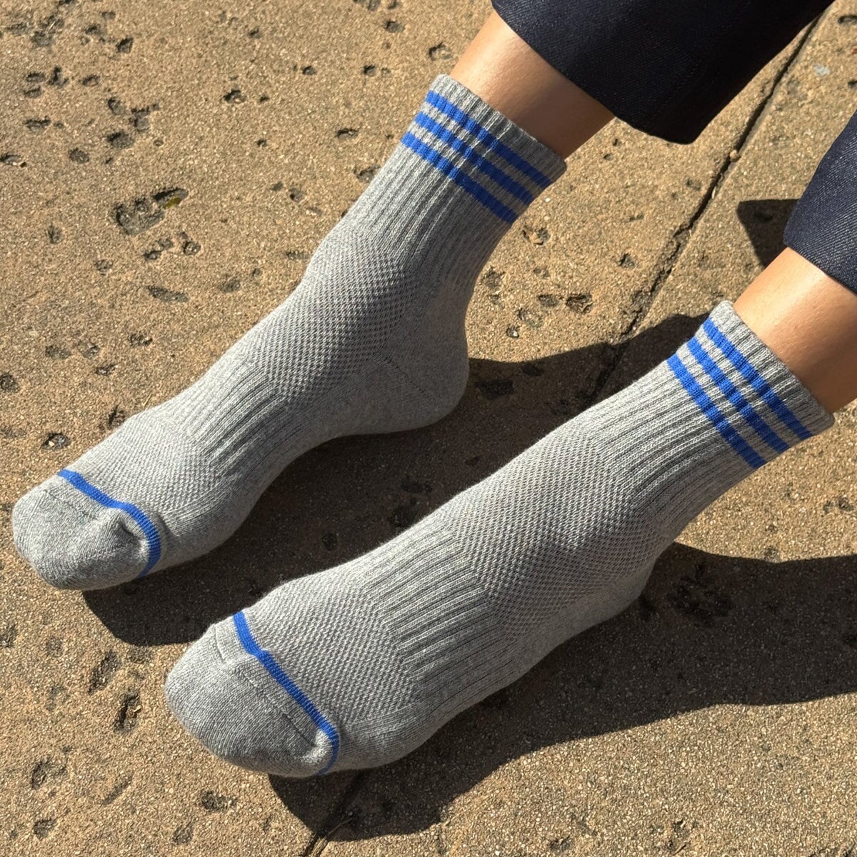 Le Bon Shoppe Girlfriend Socks Socks LE BON SHOPPE Grey 