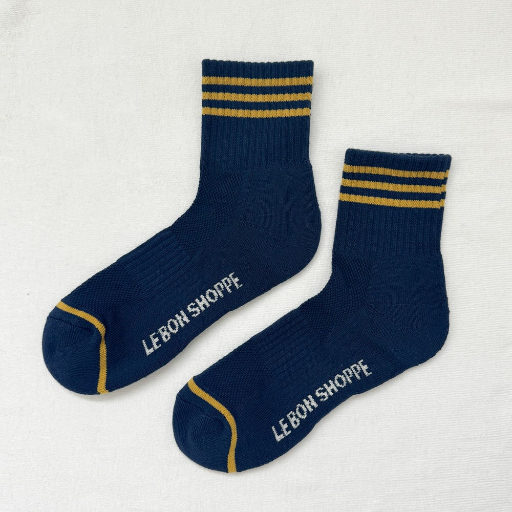 Le Bon Shoppe Girlfriend Socks Socks LE BON SHOPPE Navy 