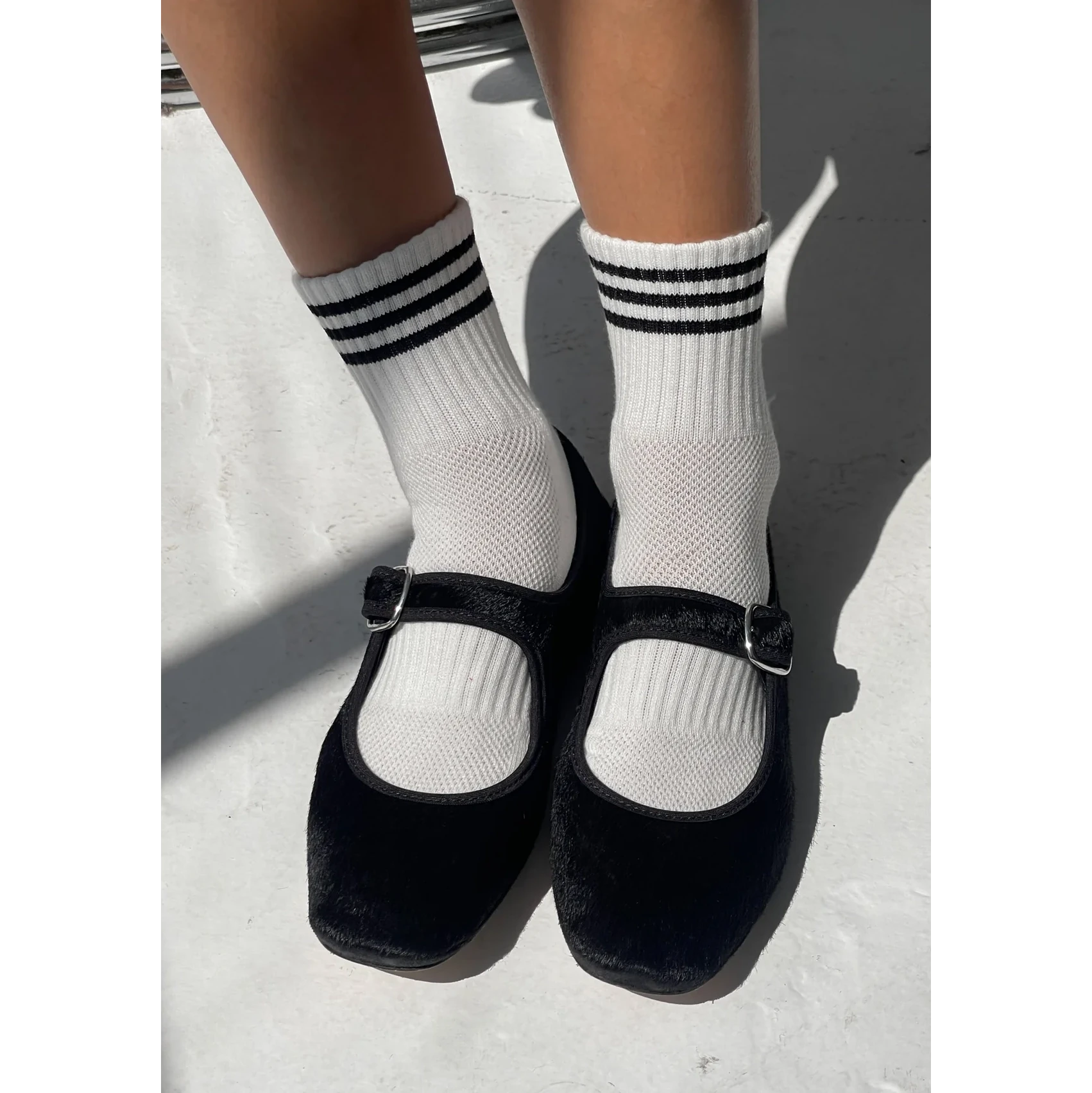 Le Bon Shoppe | Girlfriend Socks Socks LE BON SHOPPE White 