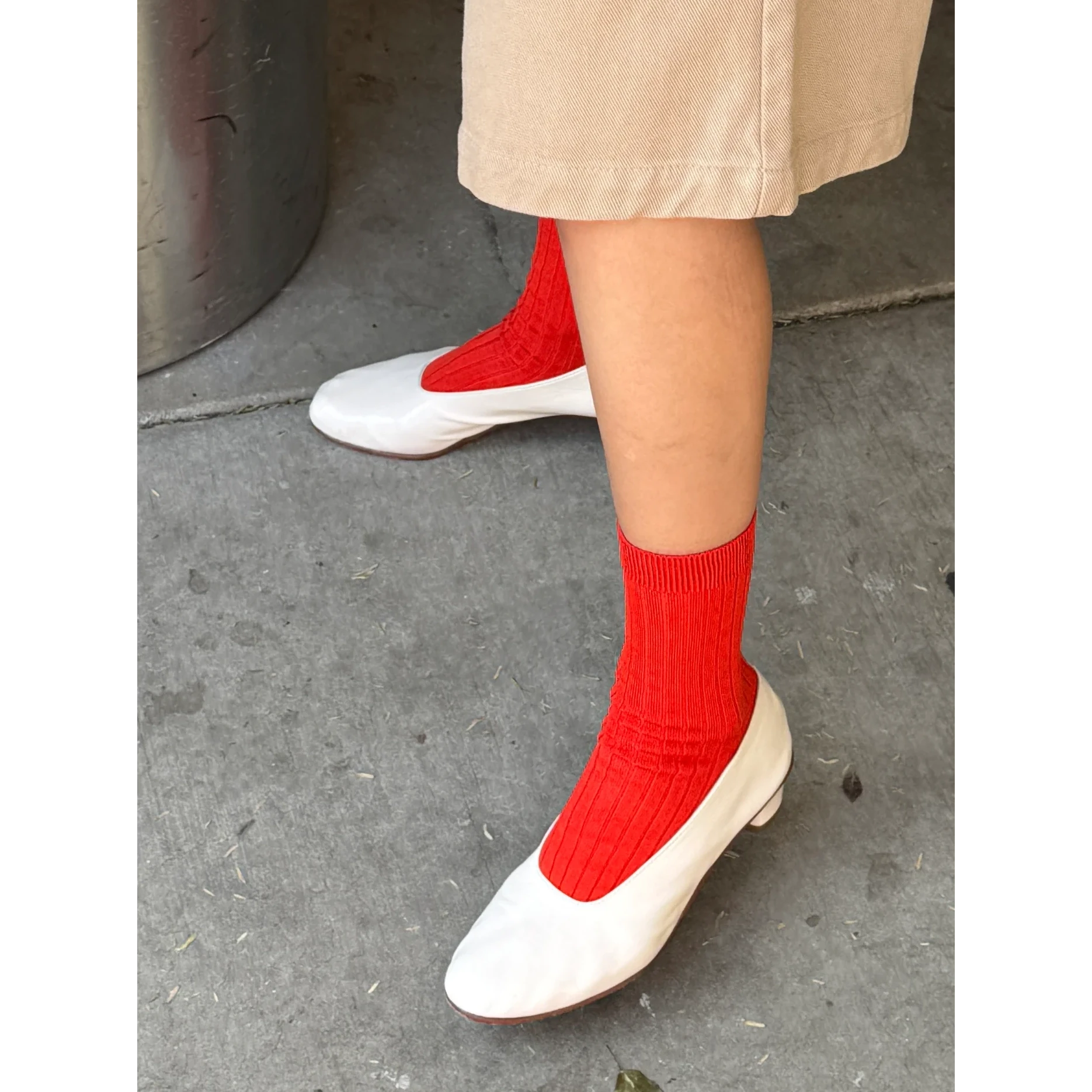 Le Bon Shoppe Her Socks LE BON SHOPPE Ketchup 