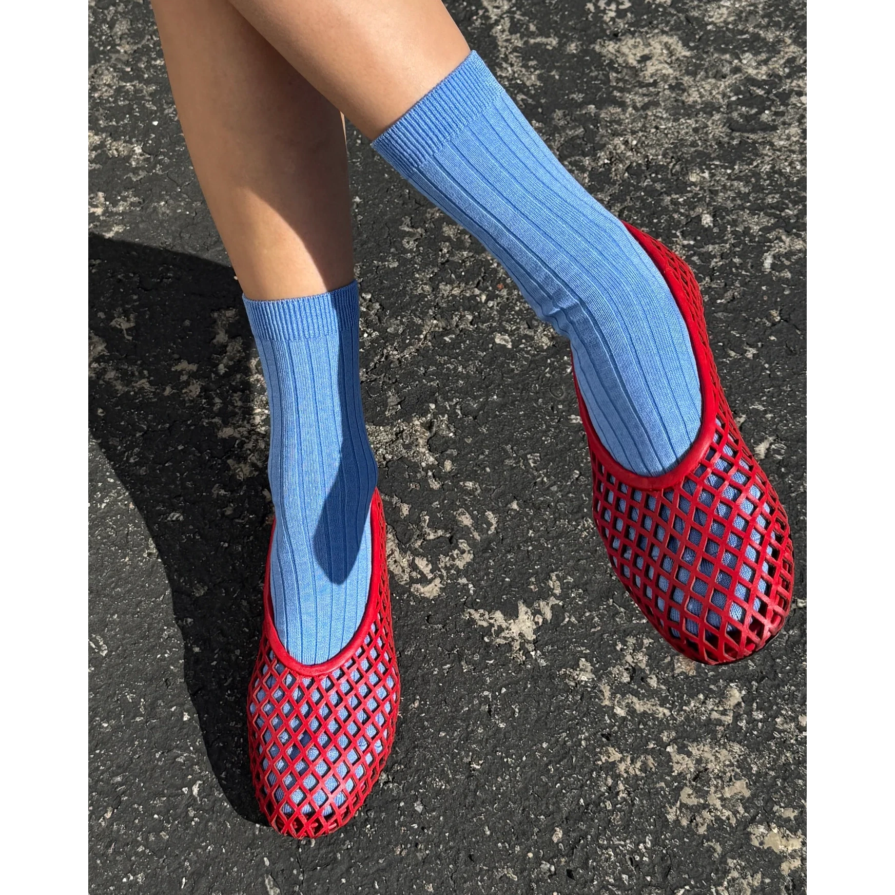 Le Bon Shoppe Her Socks LE BON SHOPPE Periwinkle 