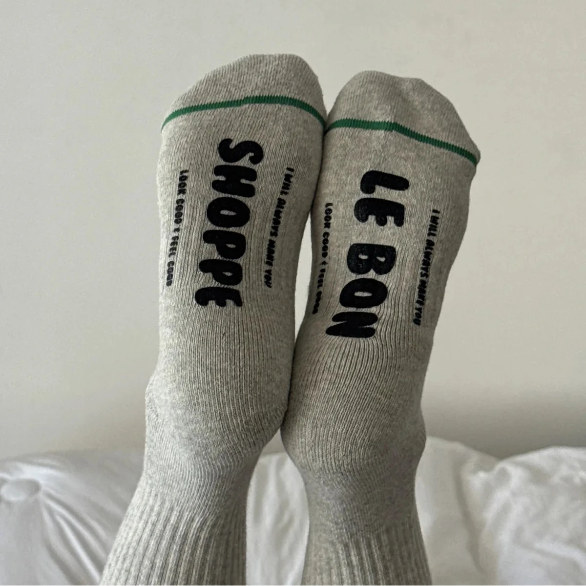 Le Bon Shoppe | Hugger Socks Socks LE BON SHOPPE HT Grey 