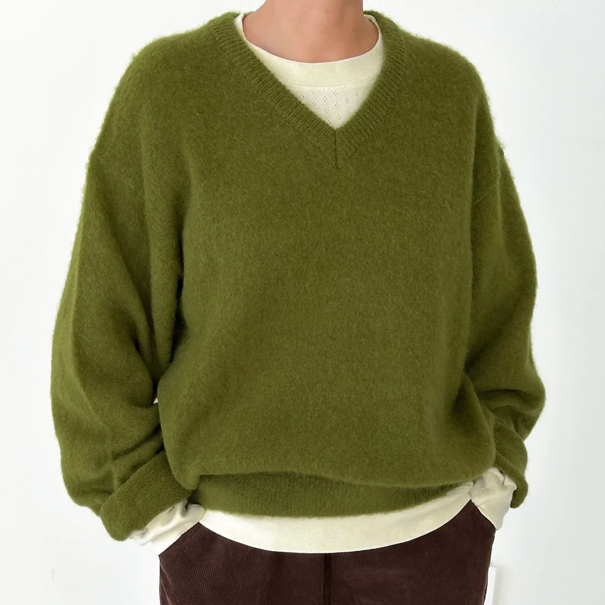 Le Bon Shoppe | James Mohair Sweater Apparel Le Bon Shoppe Leaf XS/S 