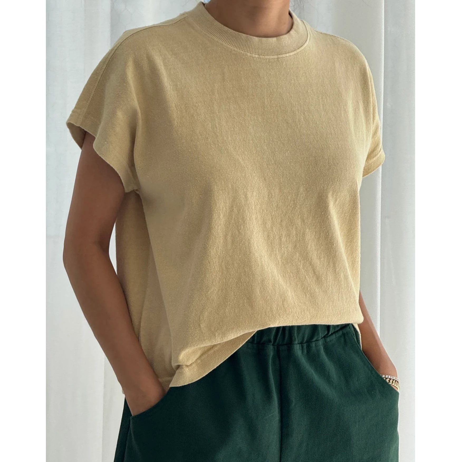 Le Bon Shoppe | Jeanne Tee Apparel LE BON SHOPPE butter SMALL 