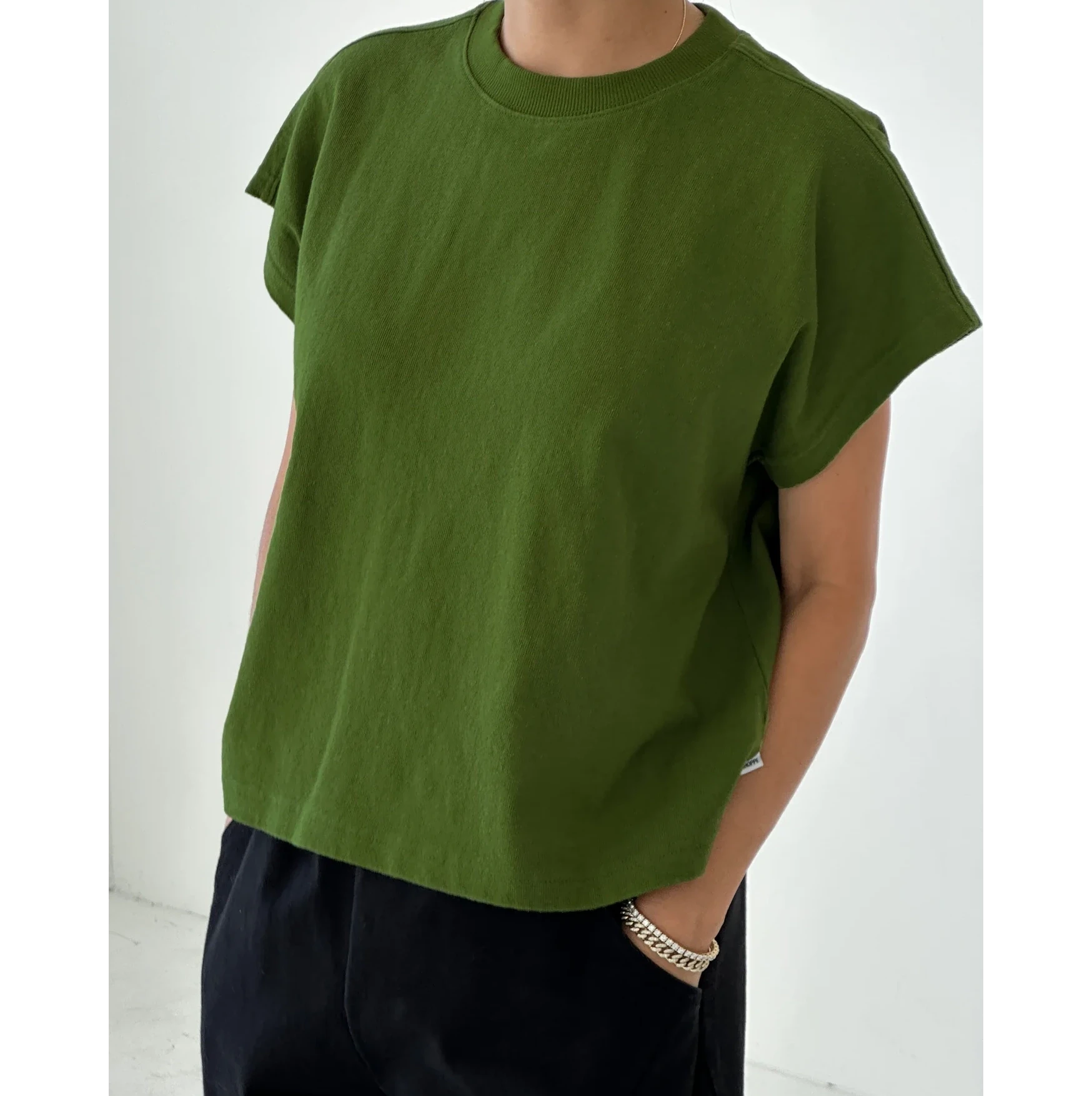 Le Bon Shoppe | Jeanne Tee Apparel LE BON SHOPPE collard green SMALL 