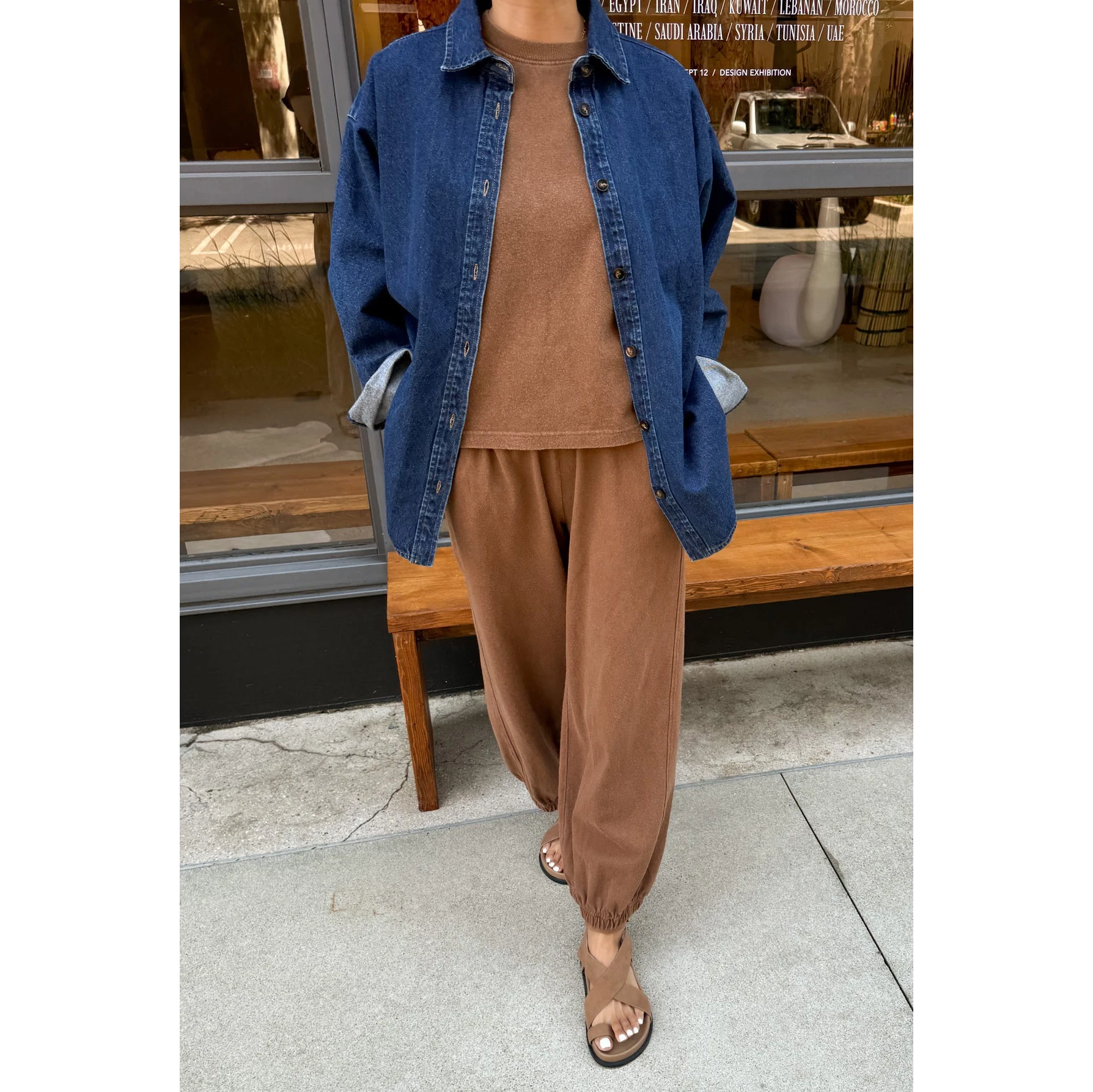 Le Bon Shoppe | Jeanne Tee Apparel LE BON SHOPPE mud SMALL 