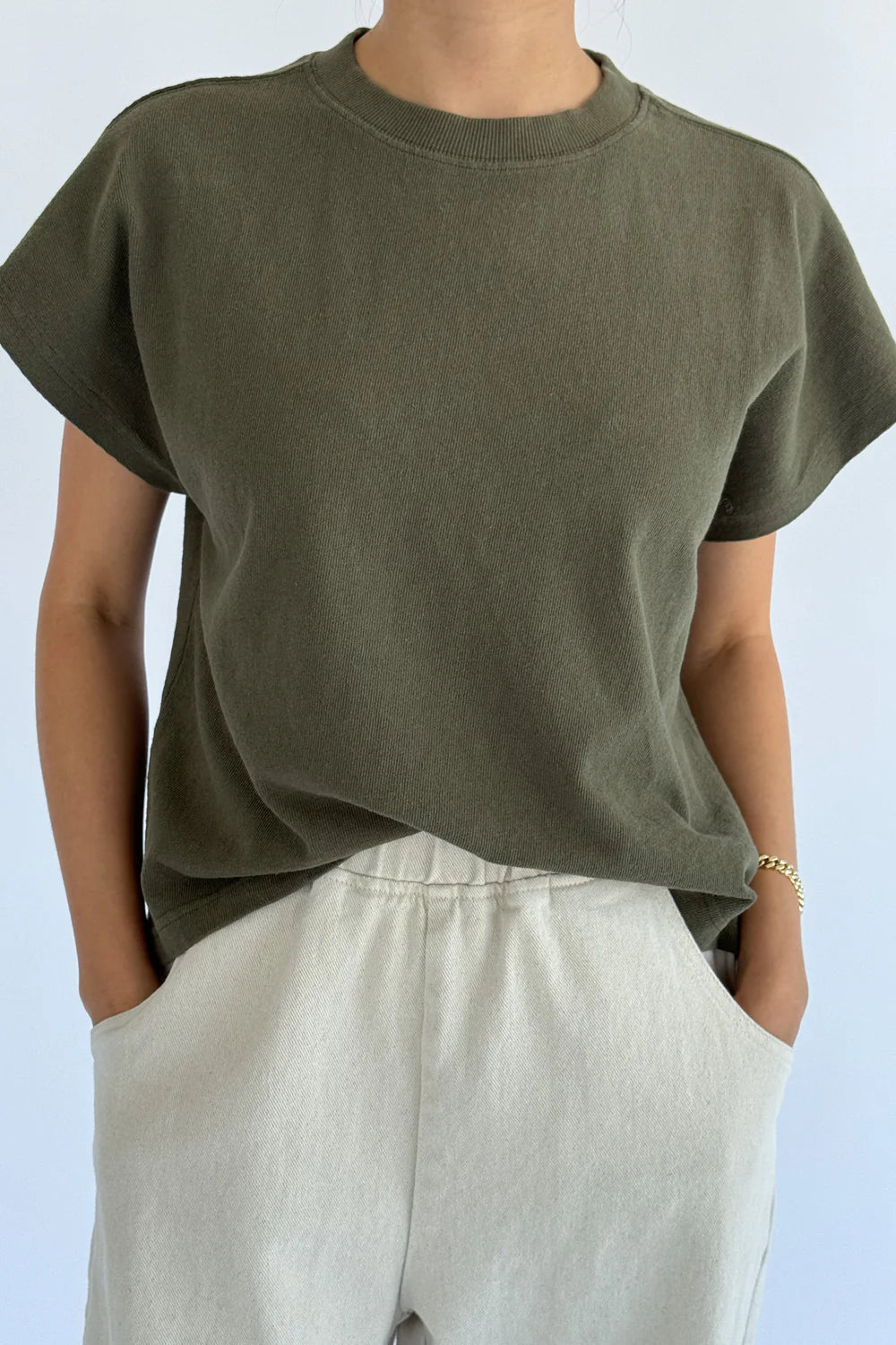 Le Bon Shoppe | Jeanne Tee Apparel LE BON SHOPPE olive small 