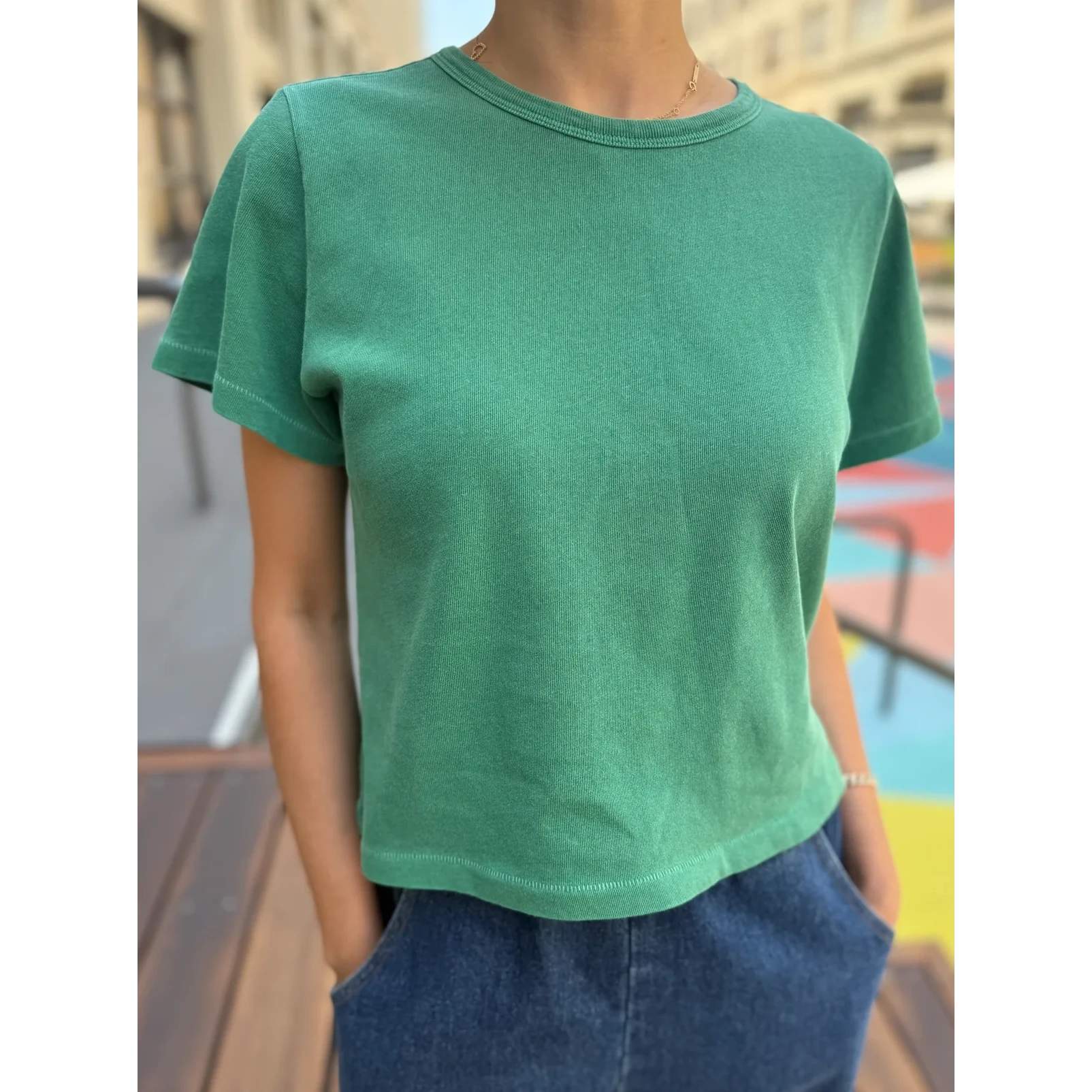 Le Bon Shoppe | Little Boy Tee Apparel LE BON SHOPPE sea green small 