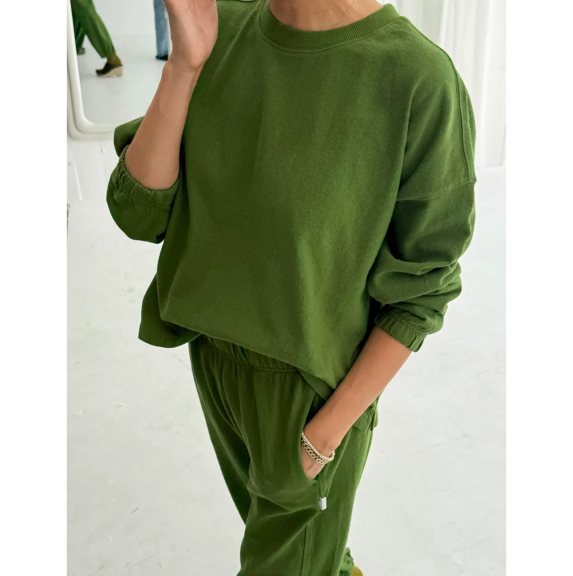 Le Bon Shoppe | Naturelle Tee Apparel LE BON SHOPPE collard green XS/S (new sizing) 