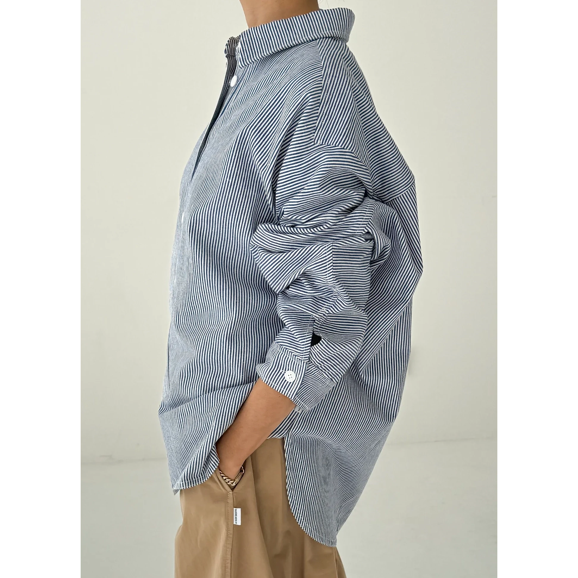 Le Bon Shoppe | Owen Shirt Apparel Le Bon Shoppe Blue Stripe XS/S 