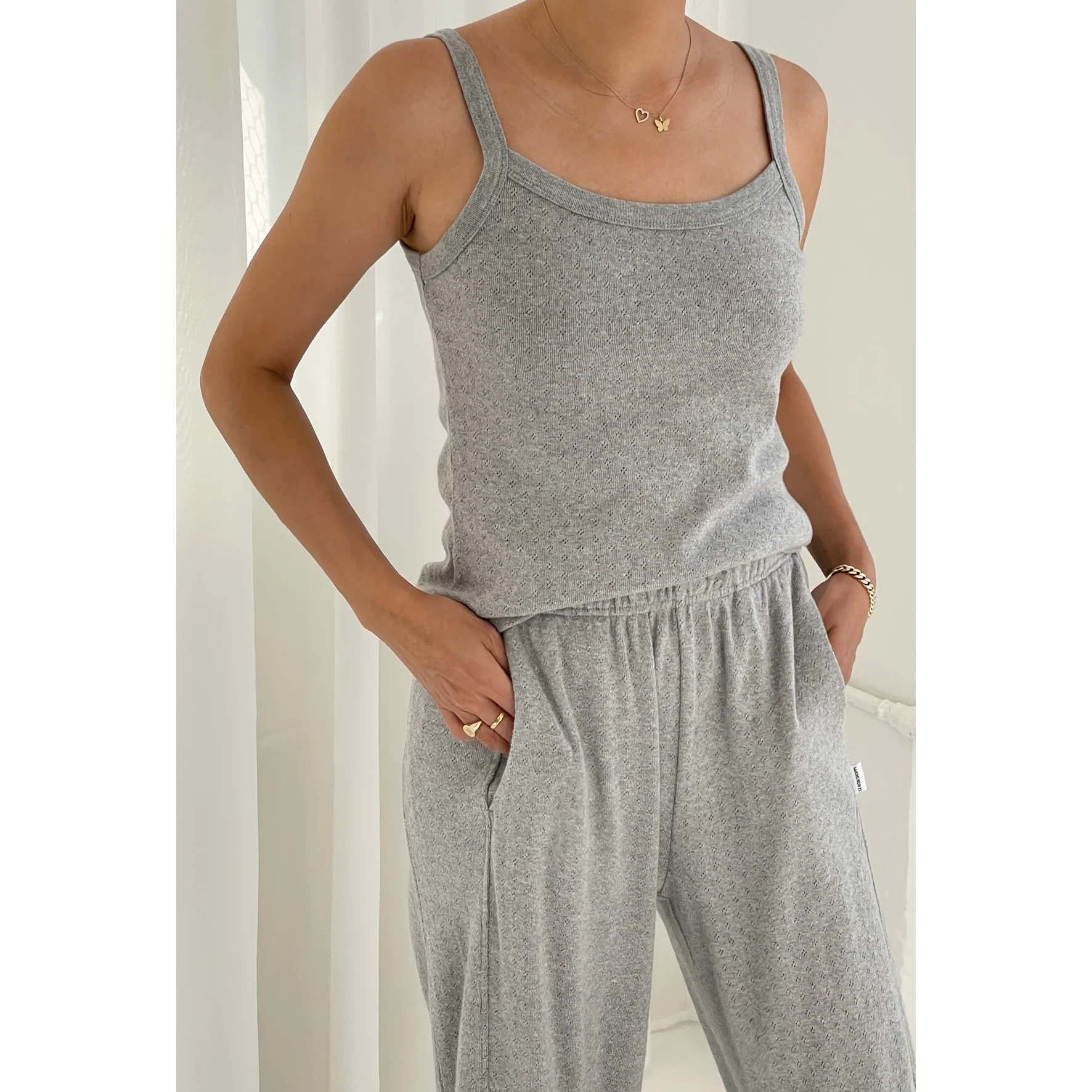 Le Bon Shoppe | Pointelle Eve Cami Apparel LE BON SHOPPE 