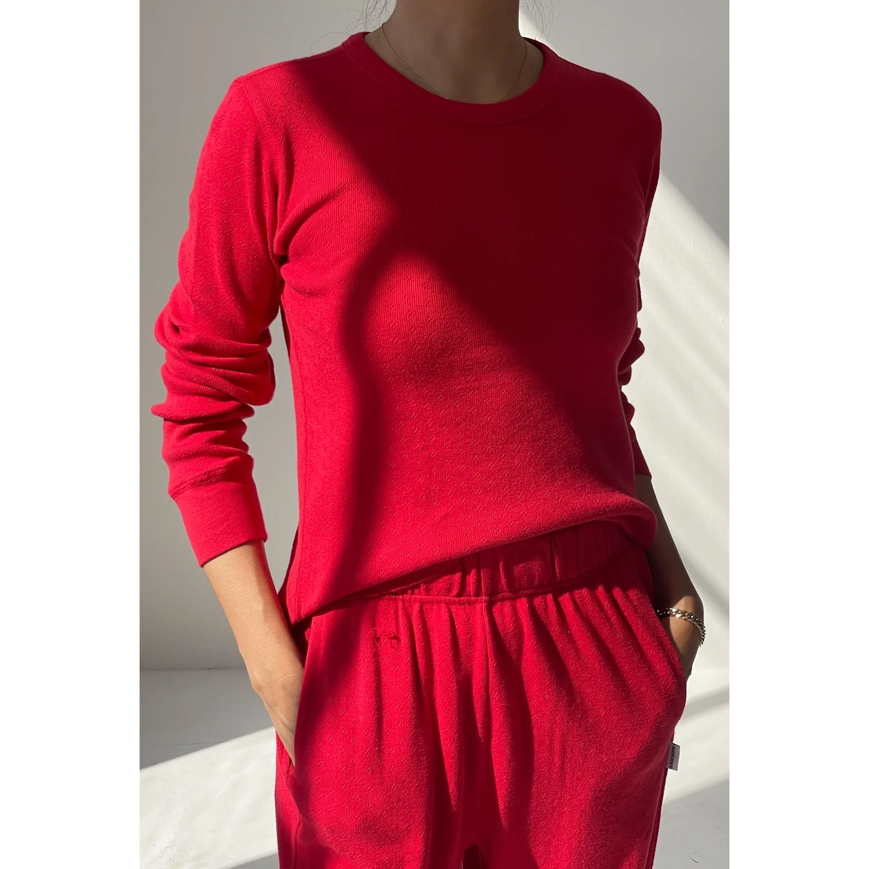 Le Bon Shoppe | Pointelle Fundamental Tee LE BON SHOPPE 