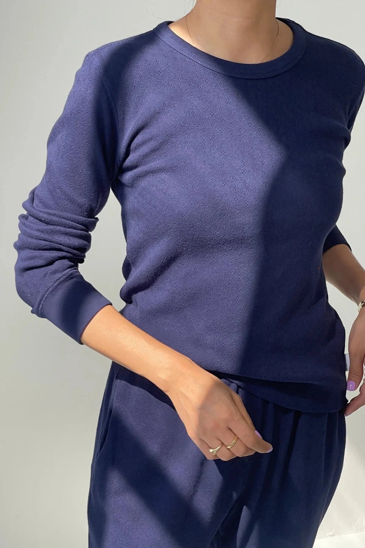 Le Bon Shoppe | Pointelle Fundamental Tee LE BON SHOPPE 