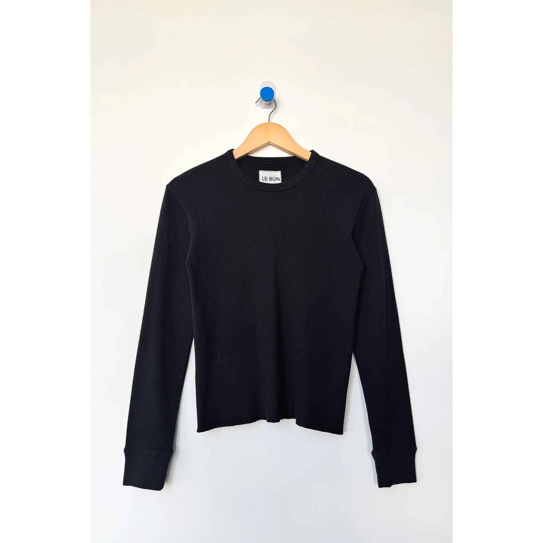 Le Bon Shoppe | Pointelle Fundamental Tee Le Bon Shoppe black small 