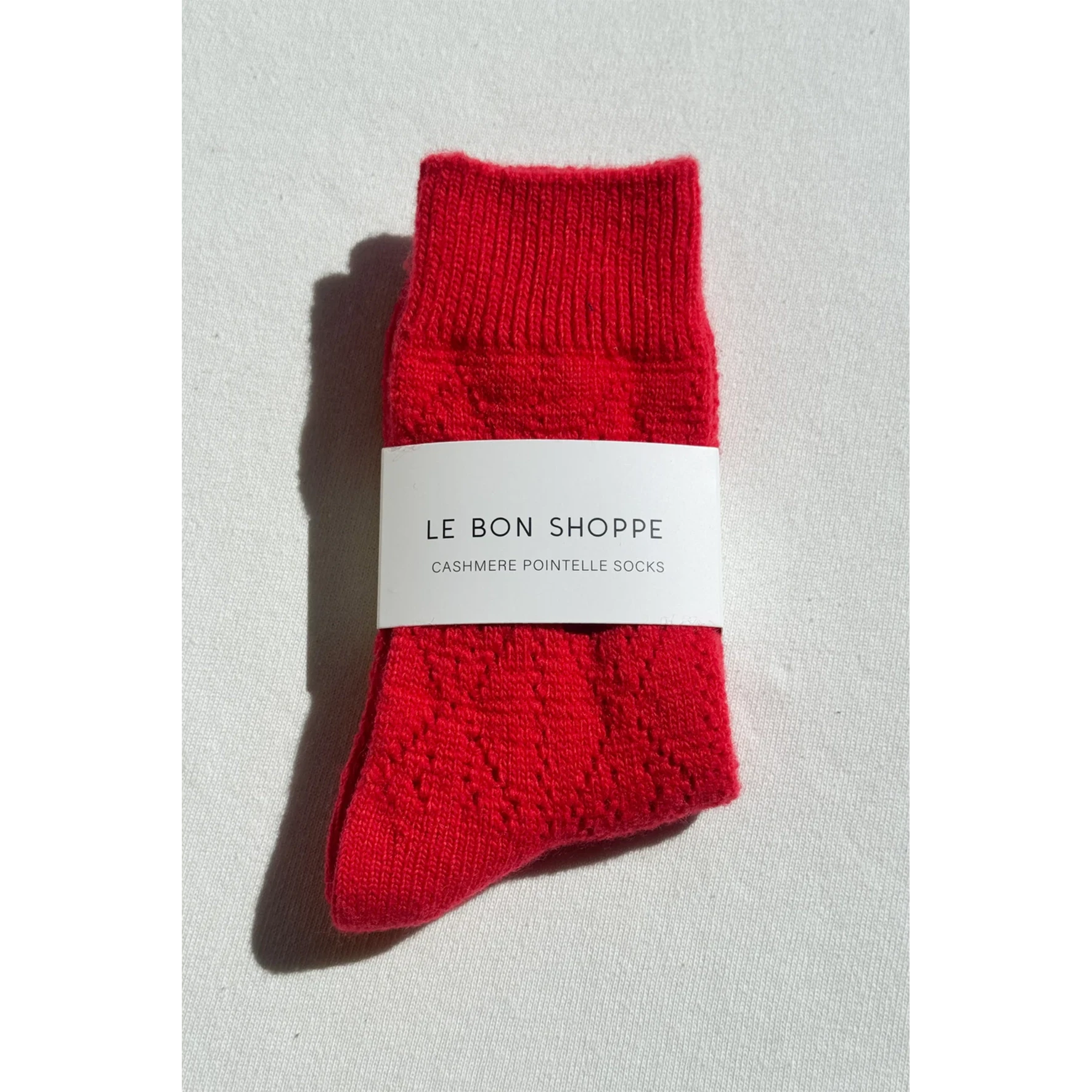 Le Bon Shoppe | Pointelle Socks | Cashmere Socks LE BON SHOPPE Red 