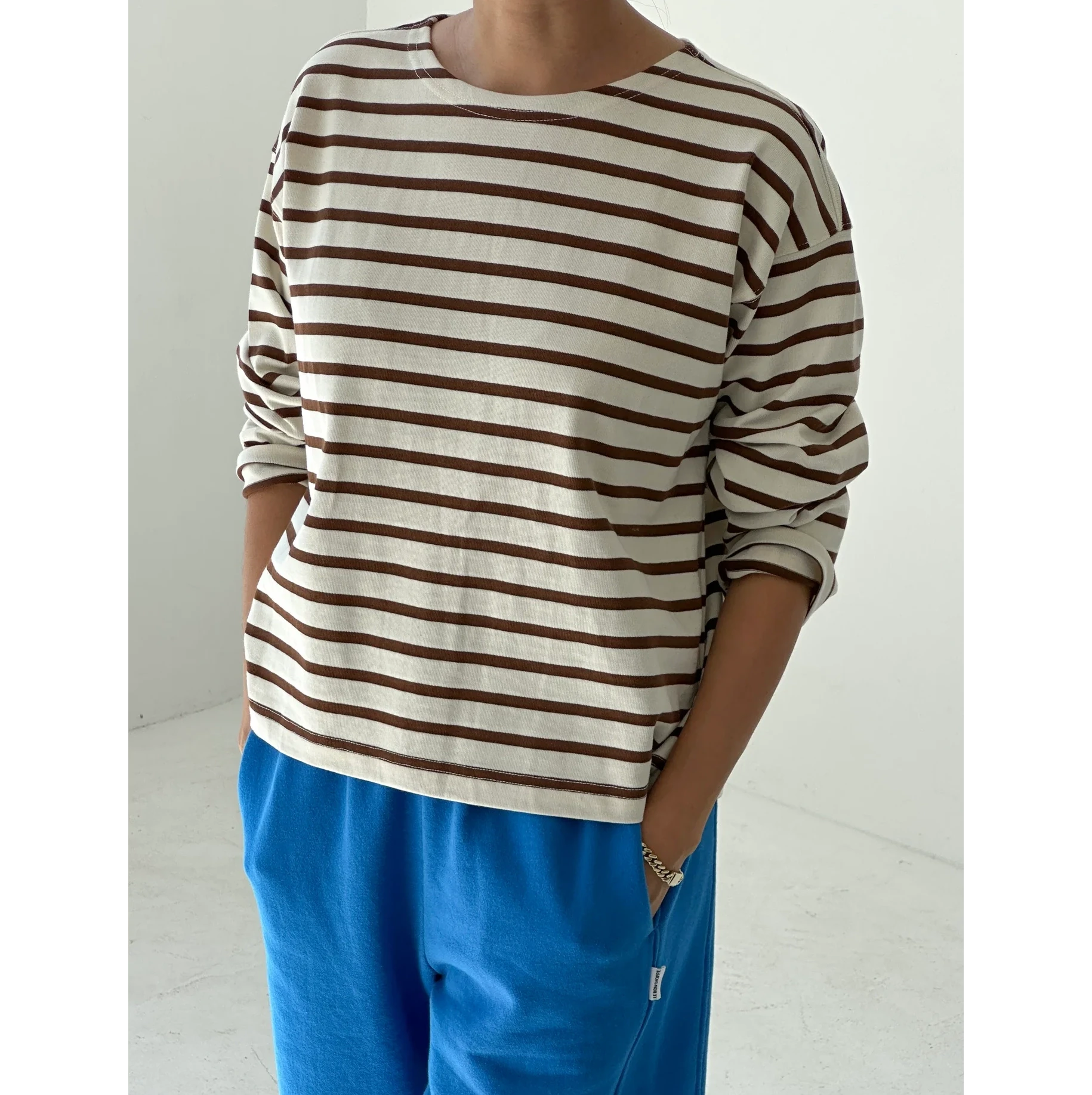 Le Bon Shoppe | Sailor Top Bristol General Store coffee stripe XS/S 