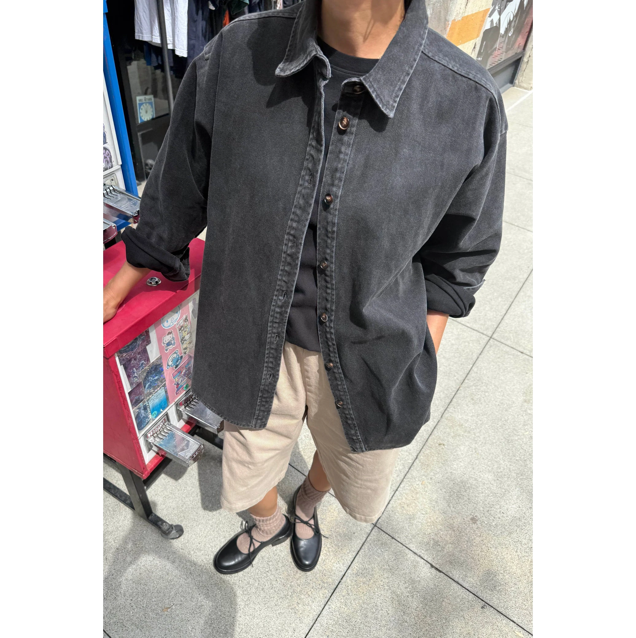 Le Bon Shoppe | Theo Shirt Jacket Apparel Le Bon Shoppe Black Denim XS/S 