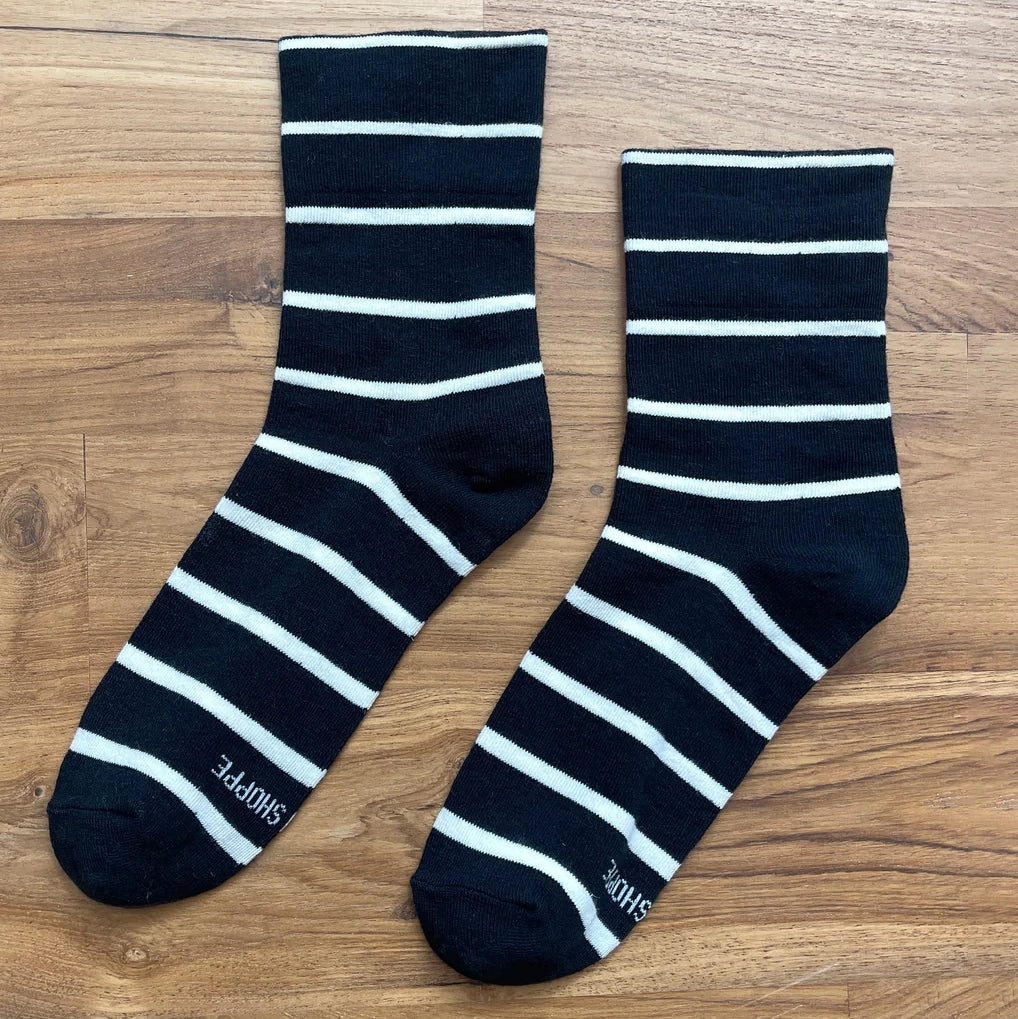 Le Bon Shoppe Wally Socks Socks LE BON SHOPPE Black 