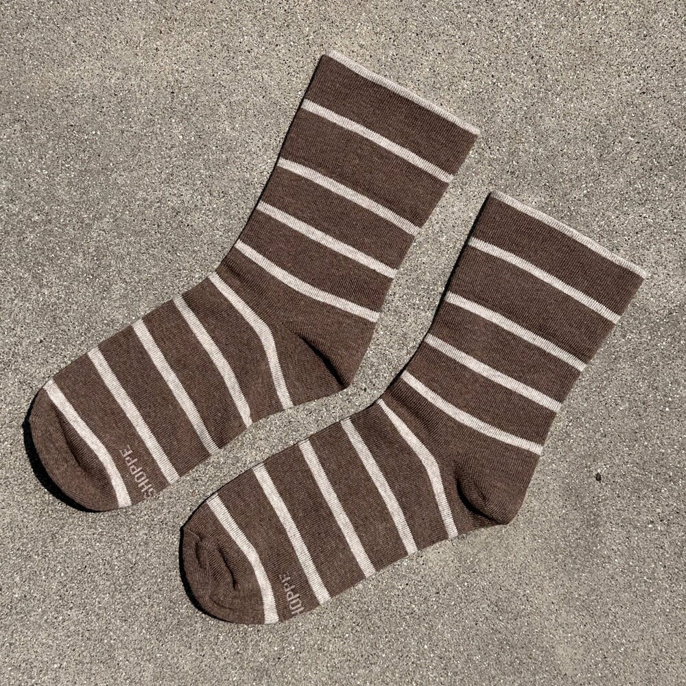 Le Bon Shoppe Wally Socks Socks LE BON SHOPPE Mocha 