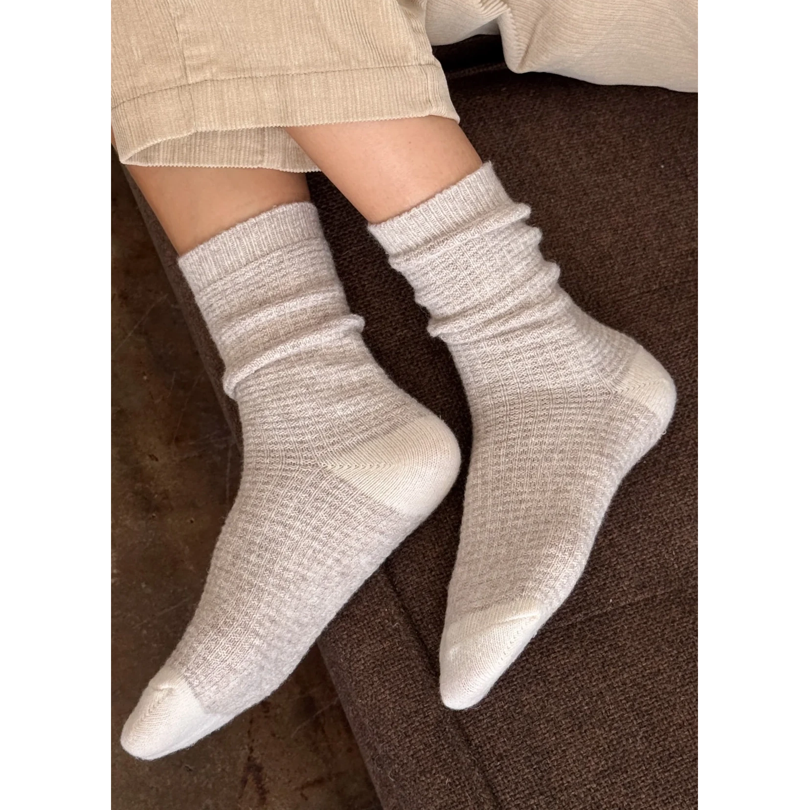 Le Bon Shoppe | Wool Waffled Socks Socks LE BON SHOPPE 