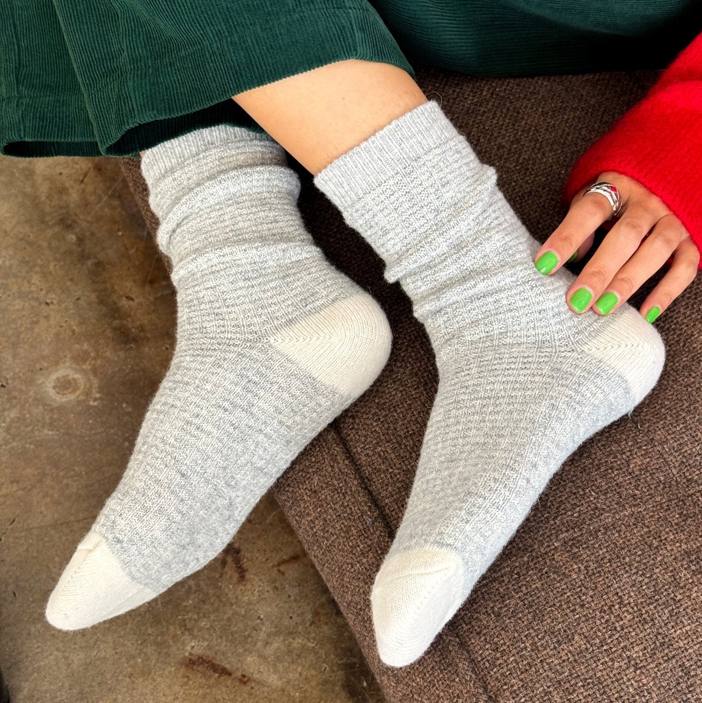 Le Bon Shoppe | Wool Waffled Socks Socks LE BON SHOPPE 