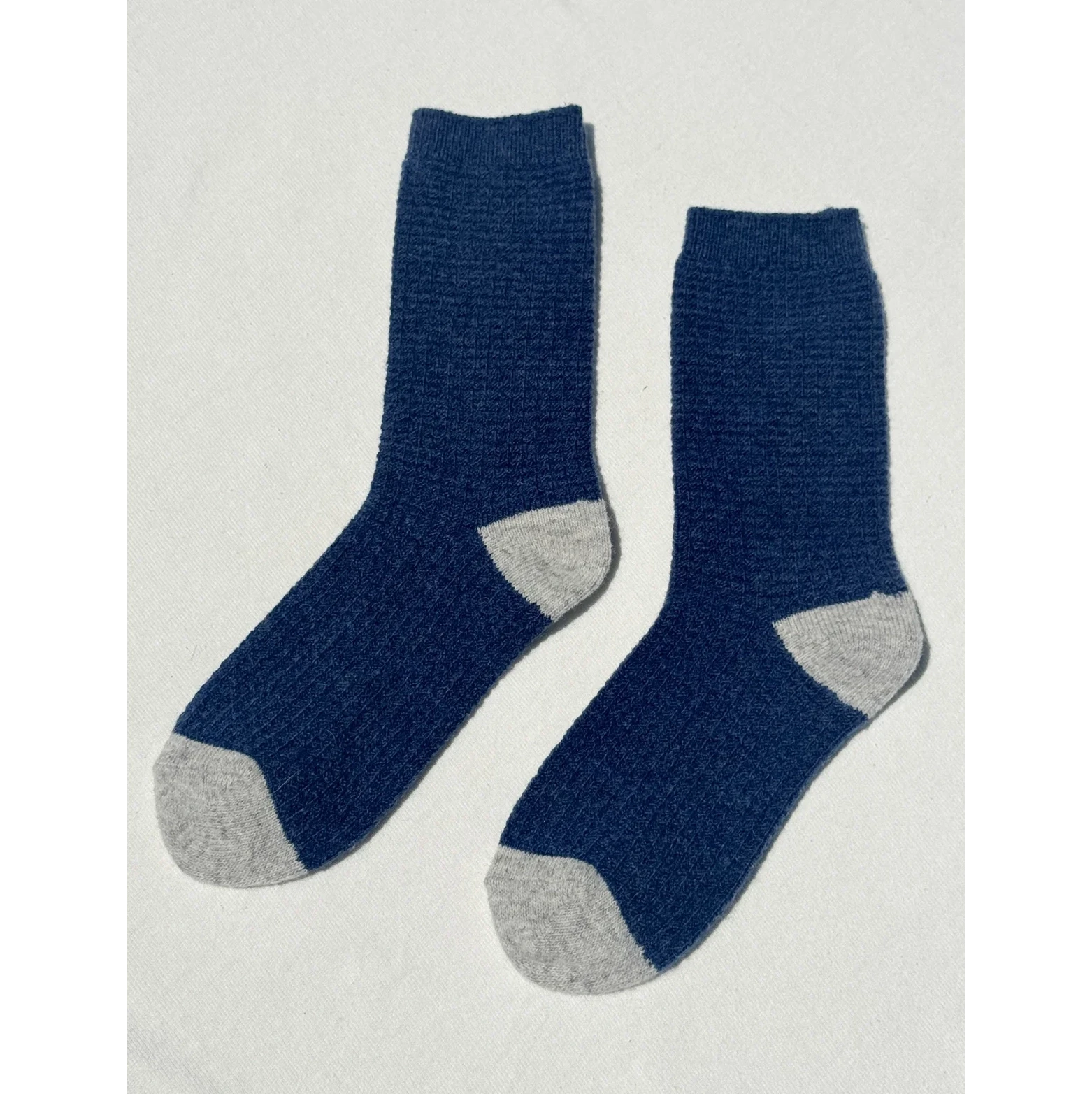 Le Bon Shoppe | Wool Waffled Socks Socks LE BON SHOPPE denim/stone 